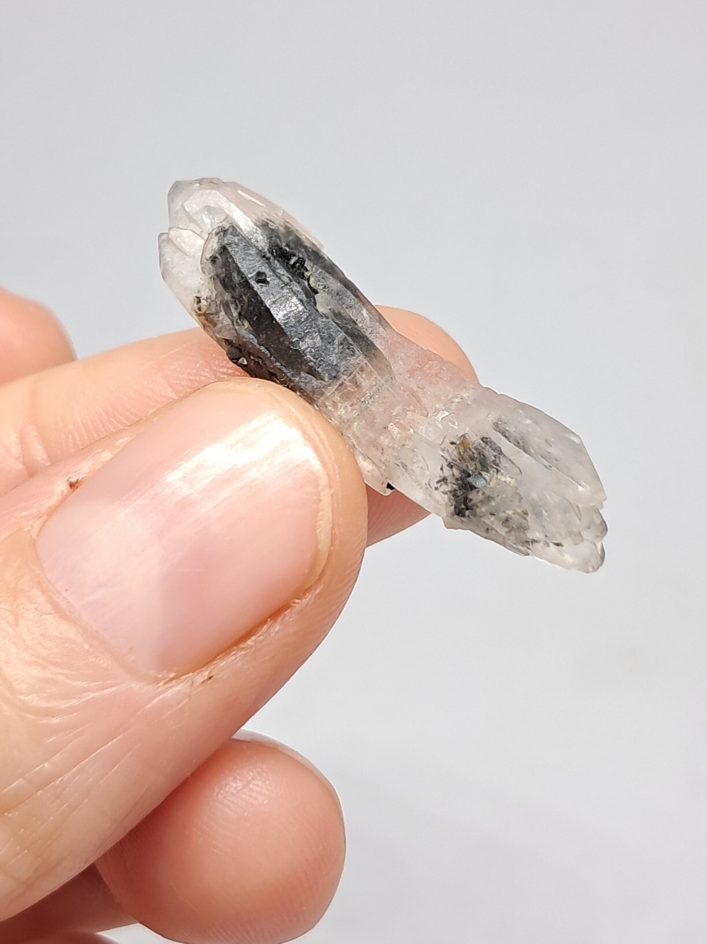Tourmalinated Quartz Biterminated Crystal (Non-precious stone) #TQ23