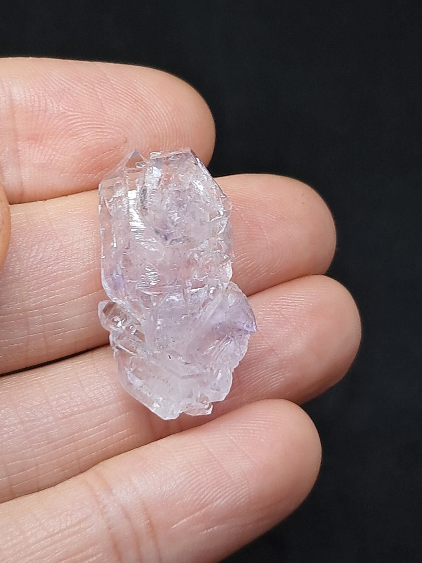 Amatista en racimo (Karur) | Cristal en bruto | Piedra natural | Ejemplar mineral n.° KA114