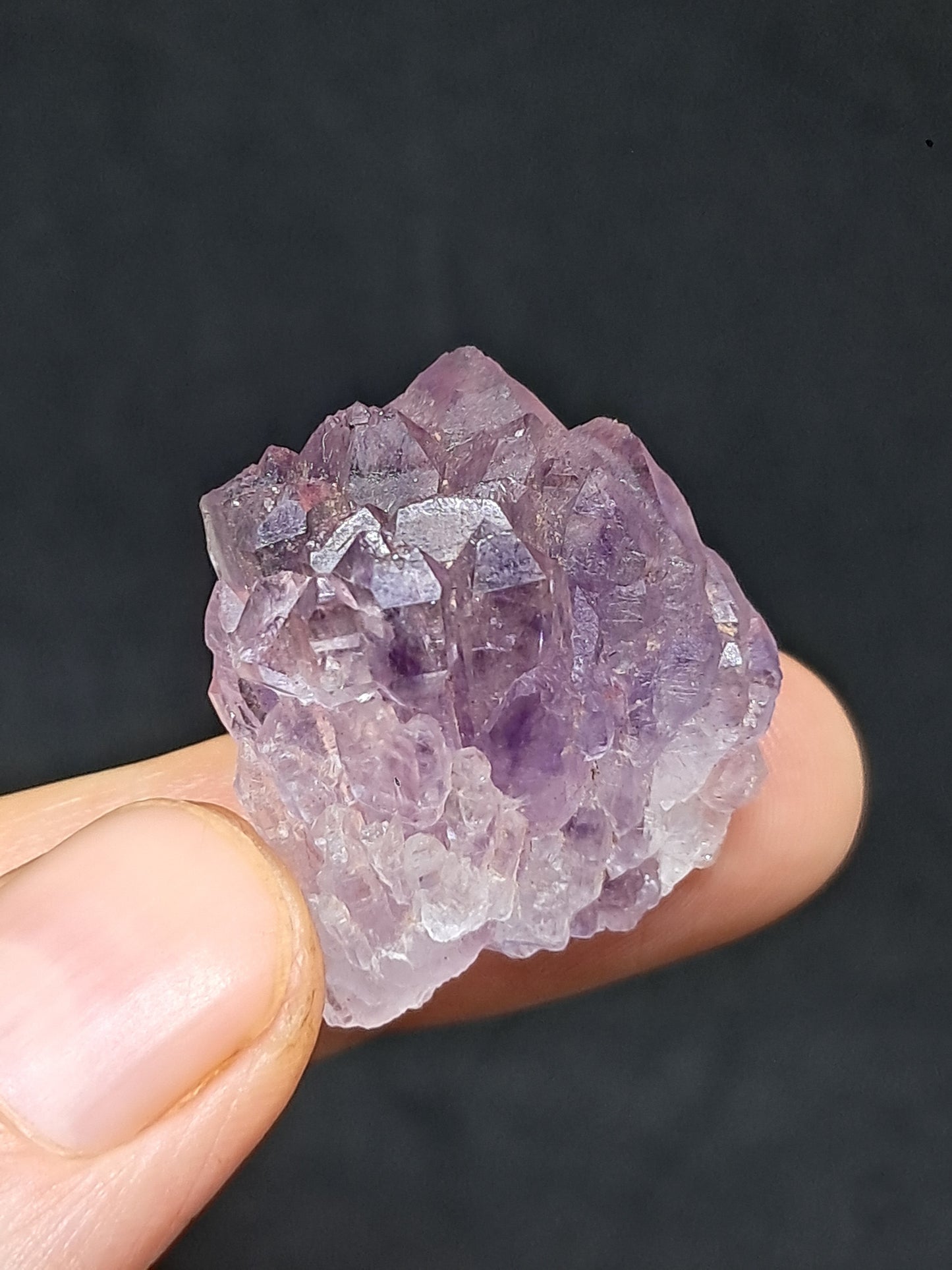 Amatista Elestial (Karur) | Cristal en bruto | Piedra Natural | Espécimen mineral #KA132
