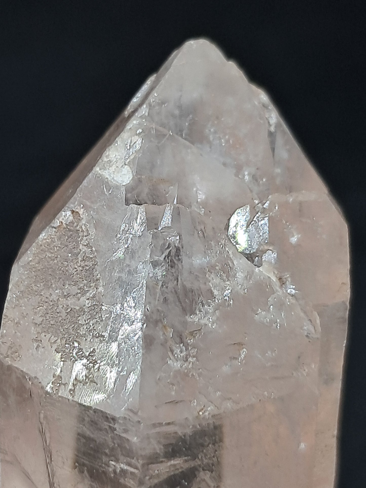 Himalayan Quartz Self-healed Crystal (Himachal Pradesh) | Mineral Specimen #CH39