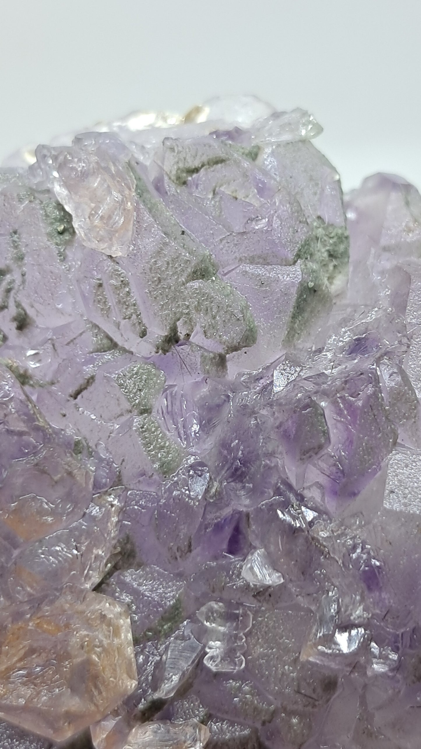 Flor de cetro de amatista de Karur | Formación natural | Ejemplar mineral n.° KA179