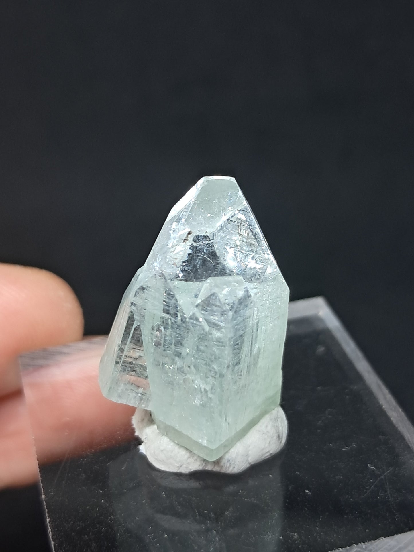 Green Apophyllite Single Points (Ajanta) 20-25 mm | Natural Crystal | Mineral Specimen #AP1