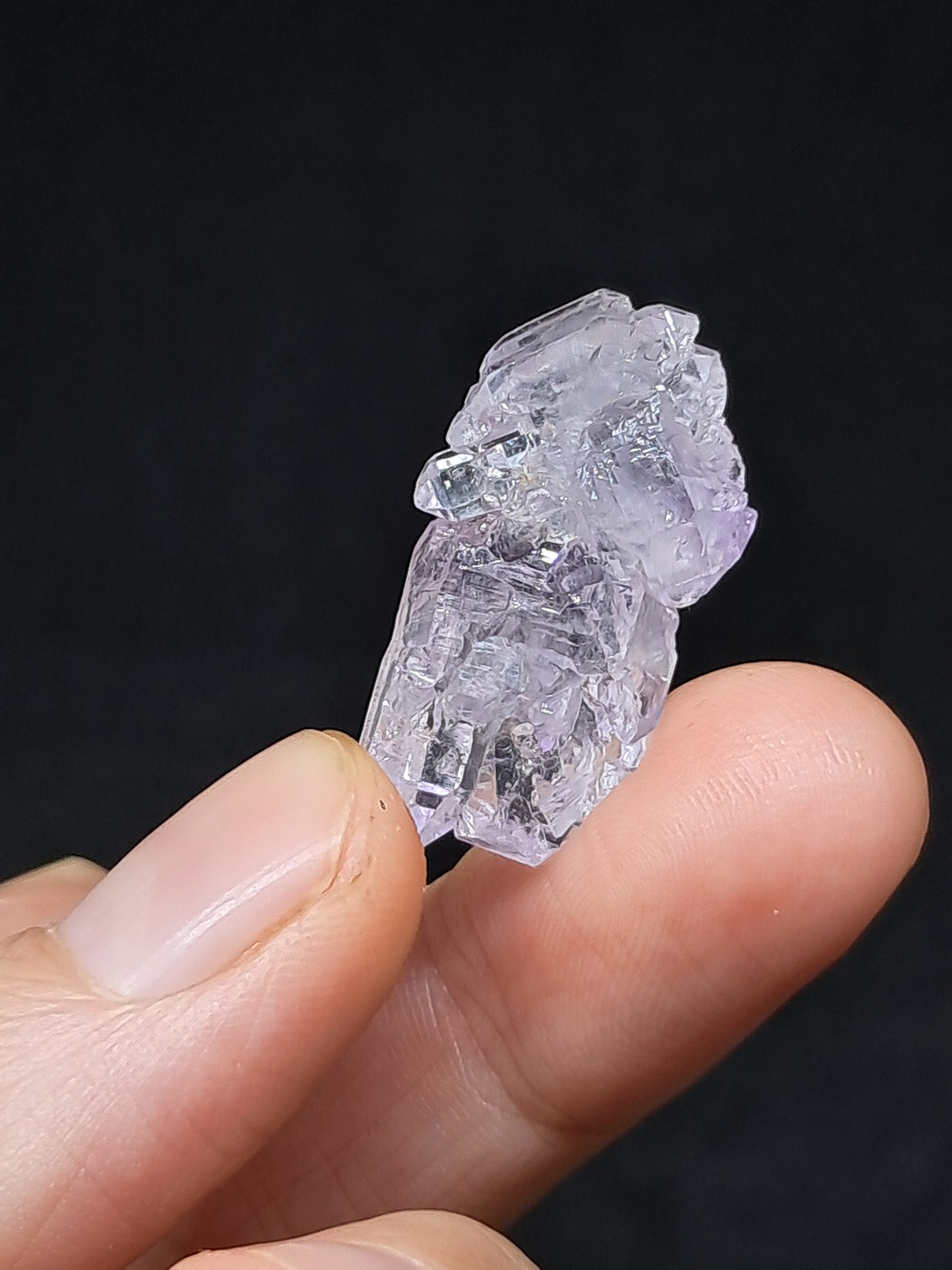 Amatista en racimo (Karur) | Cristal en bruto | Piedra natural | Ejemplar mineral n.° KA114