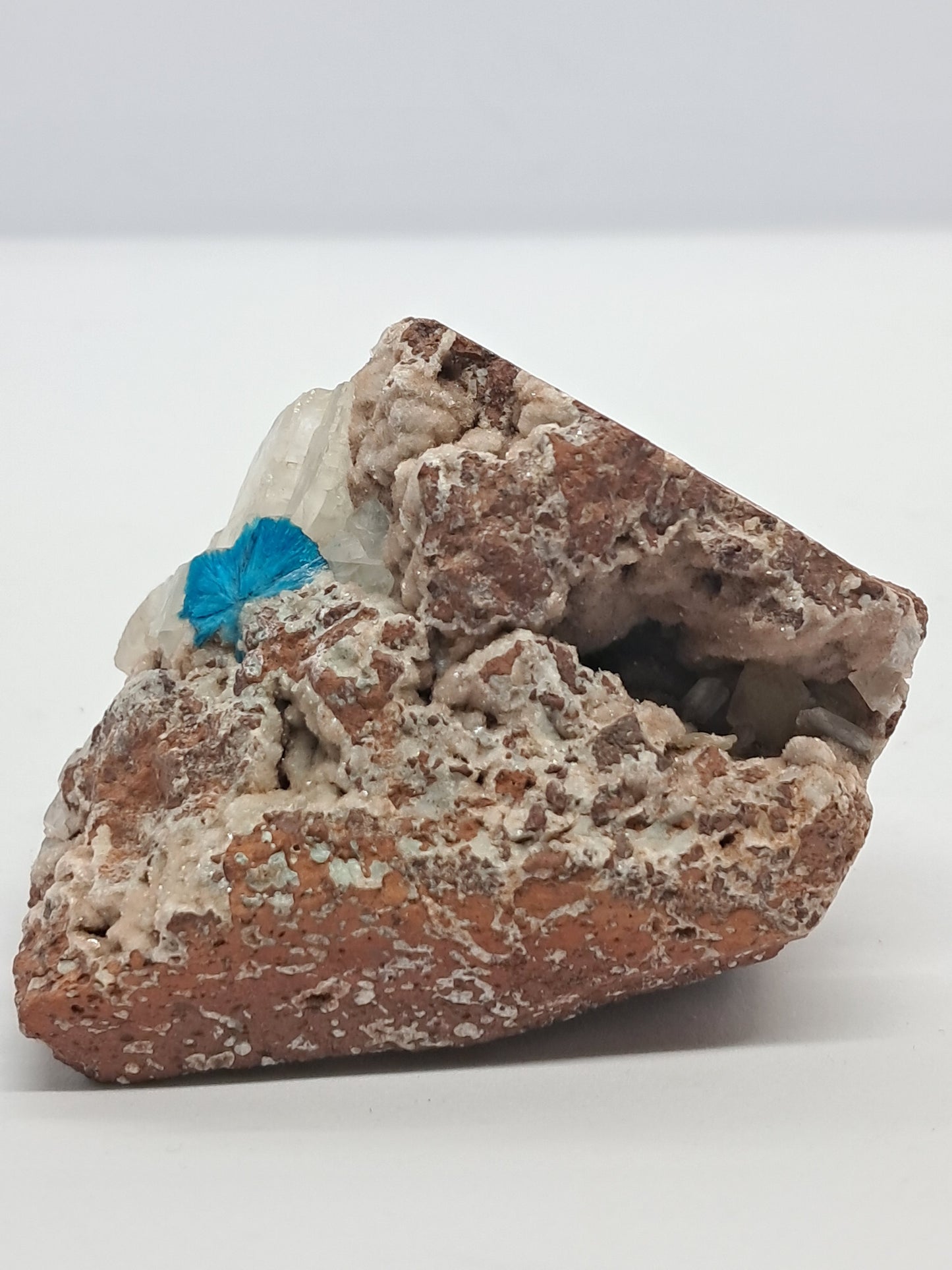 Cavansite and UV reactive Calcite on Heulandite (Non-precious) #CV28
