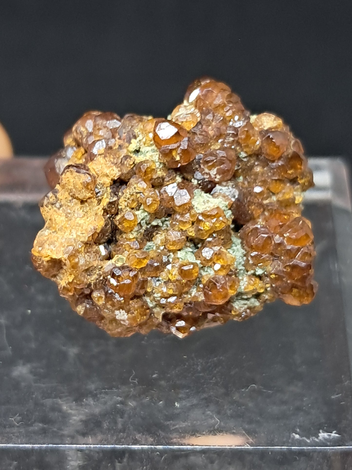 Racimo de granate naranja/marrón (México) #GR6