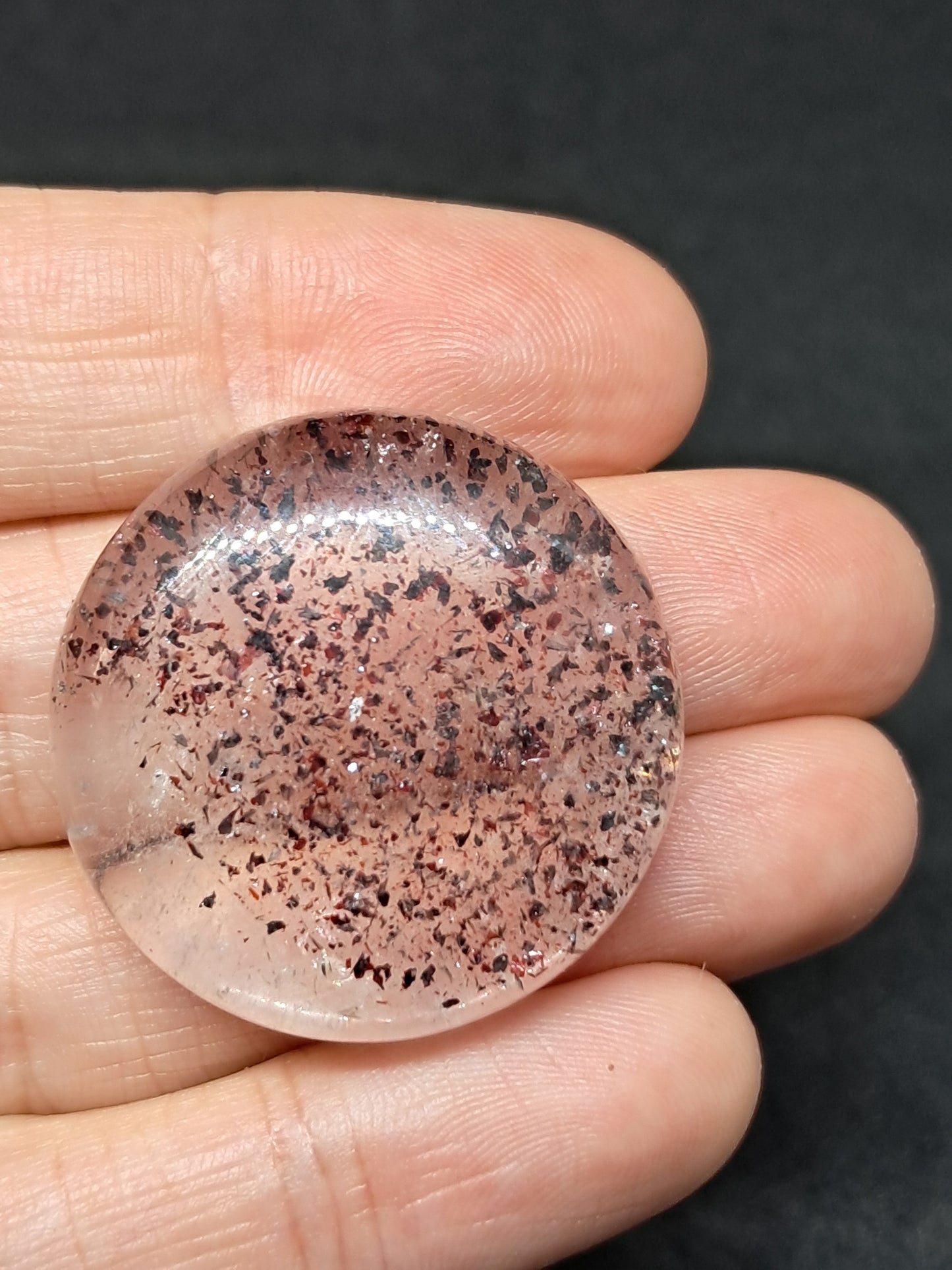 Lepidocrosite Quartz Cabochon #PQ8