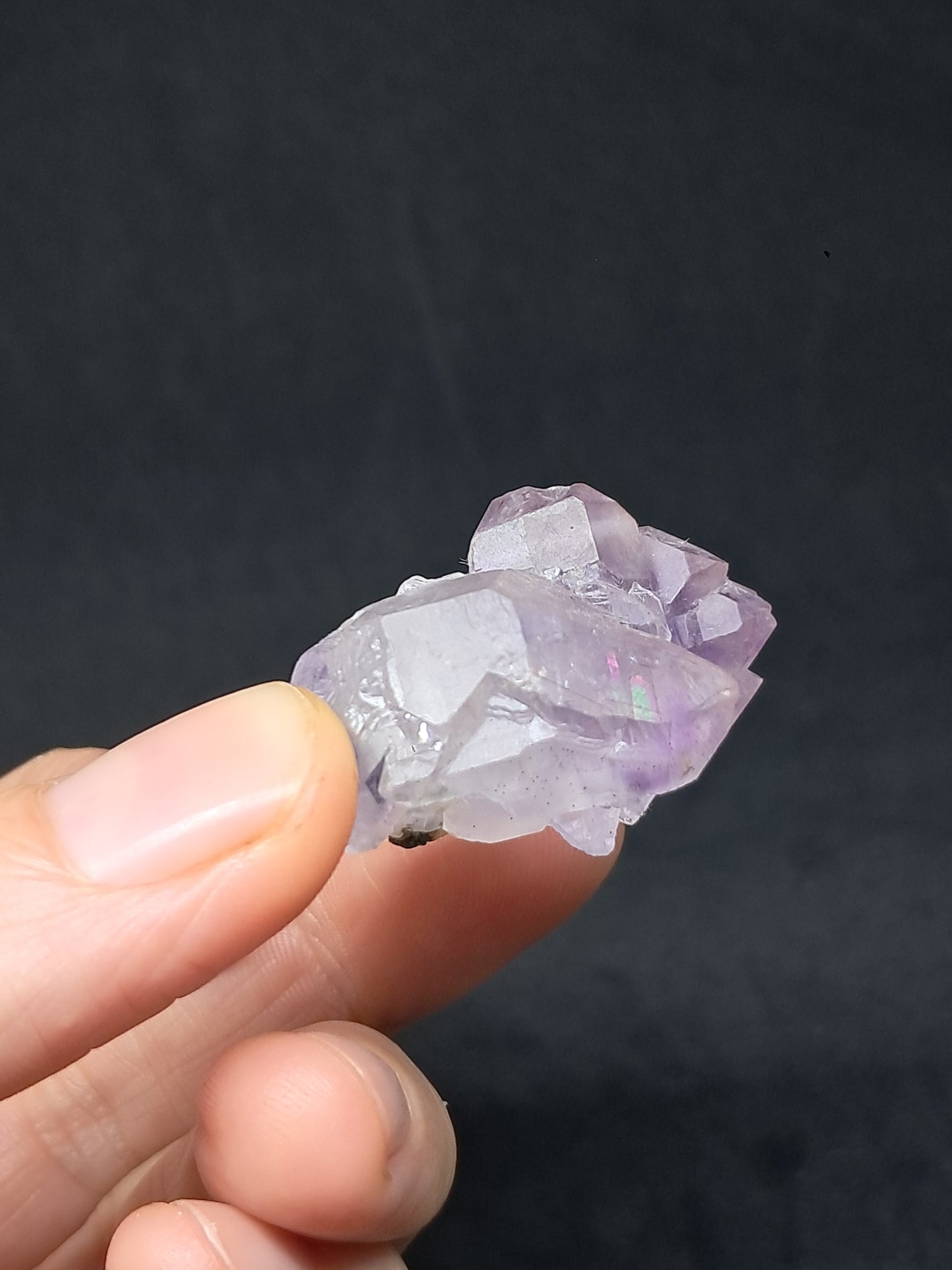 Amatista en racimo (Karur) | Cristal en bruto | Piedra natural | Ejemplar mineral n.° KA126