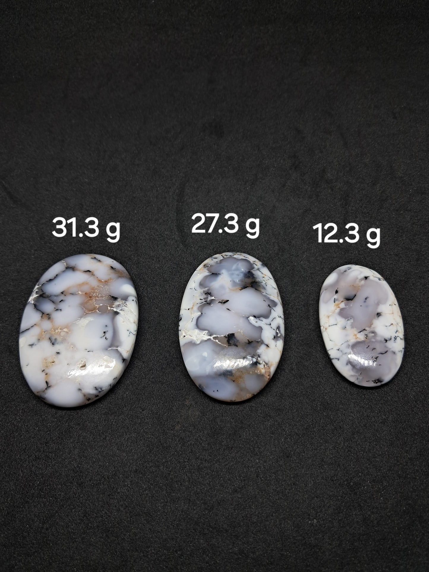 Dendrite Agate Palmstones | Polished Natural Stones #DA1