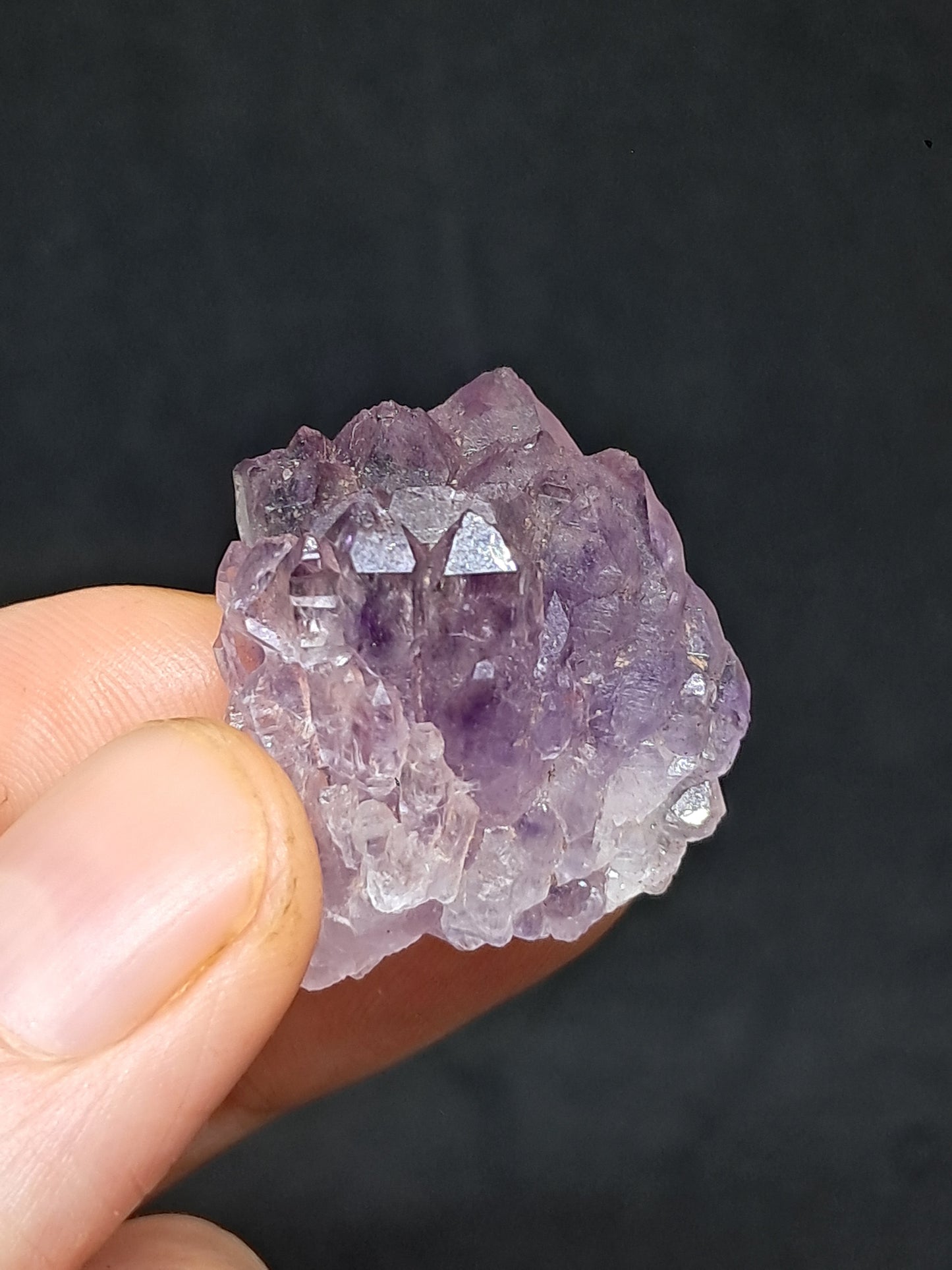 Amatista Elestial (Karur) | Cristal en bruto | Piedra Natural | Espécimen mineral #KA132