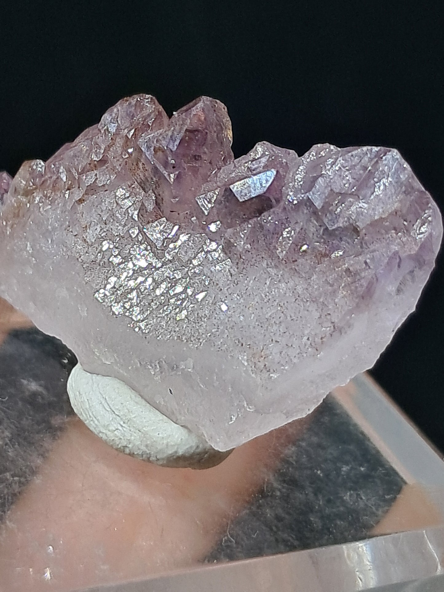 Elestial Amethyst w/ "Super Seven" inclusions (Karur) Crystal Cluster | Natural Stone | Mineral Specimen #KA88