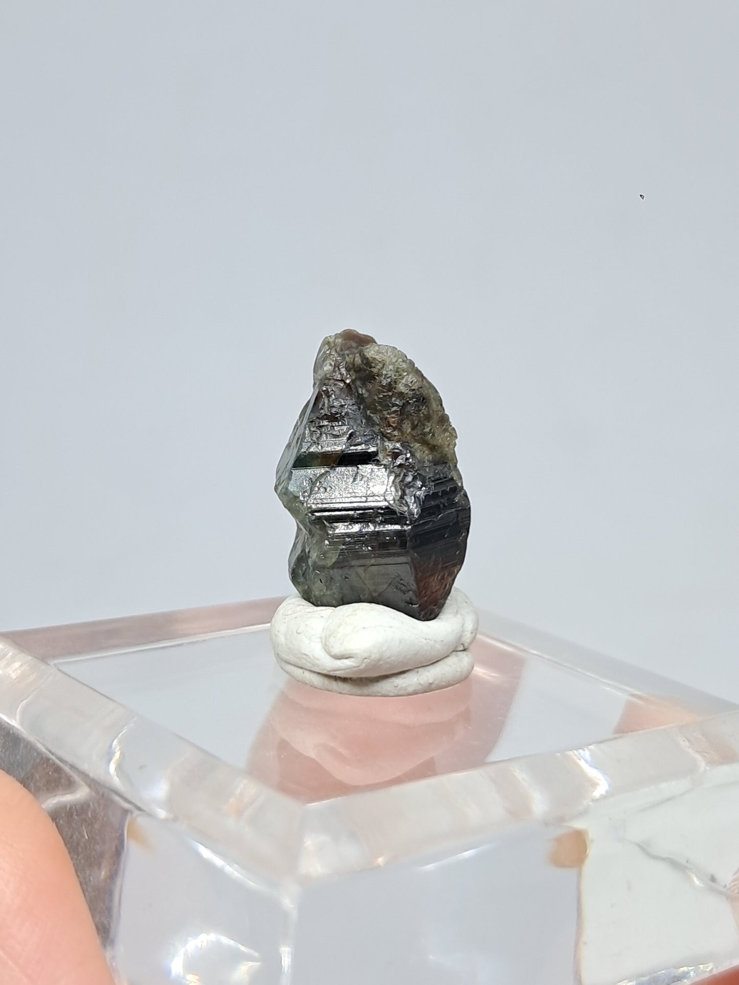 Natural Greenish-Blue *Teal* Sapphire Crystal (Karur) Rough Stone | Mineral Specimen #SP20