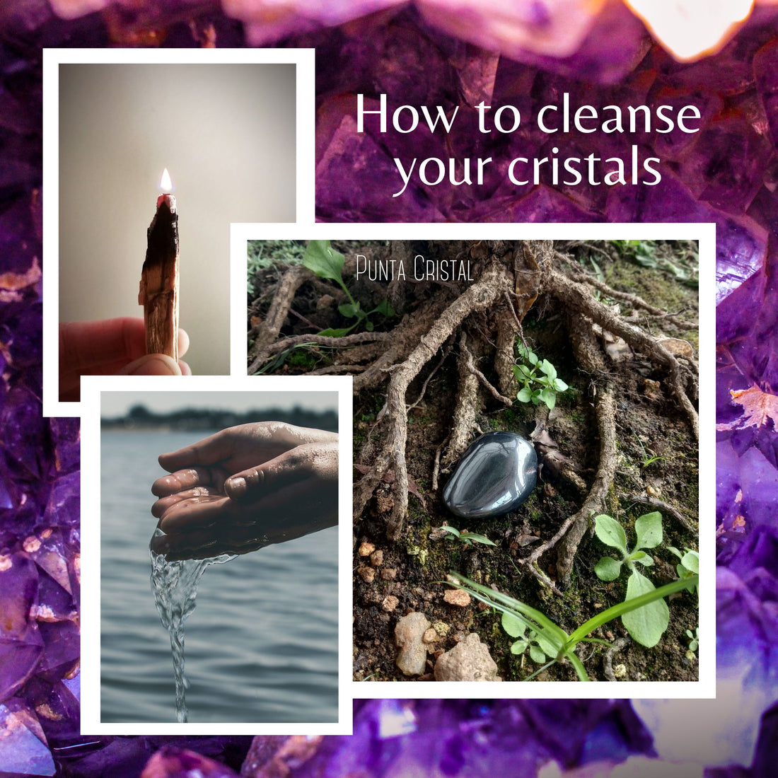 How to cleanse your crystals