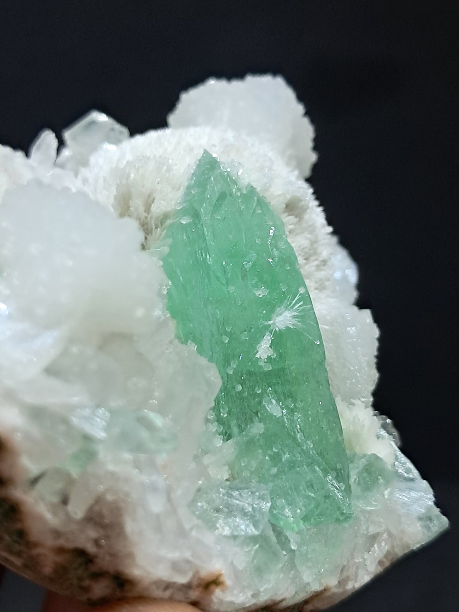 Green Apophyllite aka Fluorapophyllite