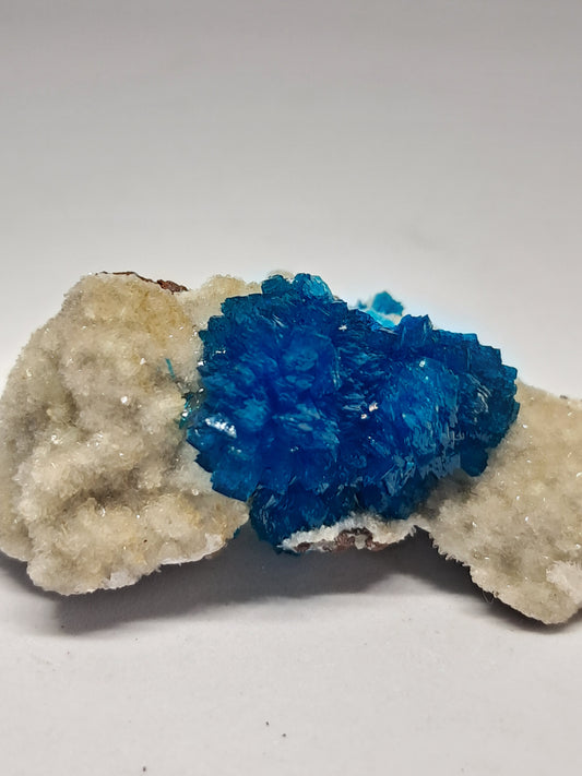 Cavansite On Heulandite Matrix (Pune) *High Quality* Rough Stone | Natural Crystal | Rare Mineral Specimen#CV8