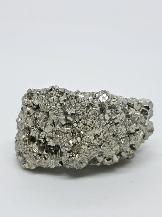 Aglomerado natural de pirita en bruto (Perú) | Ejemplar mineral | Rocas y cristales #PR12