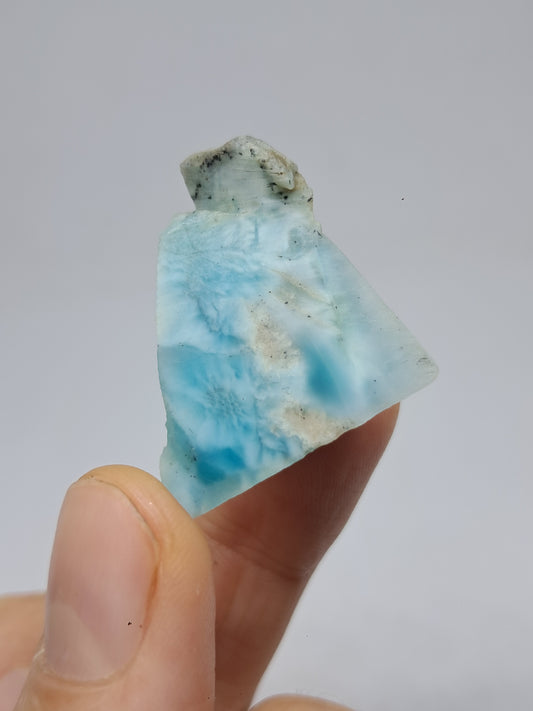 Larimar Raw (Dominican Republic) Rough Stone | Natural Rock #LM16