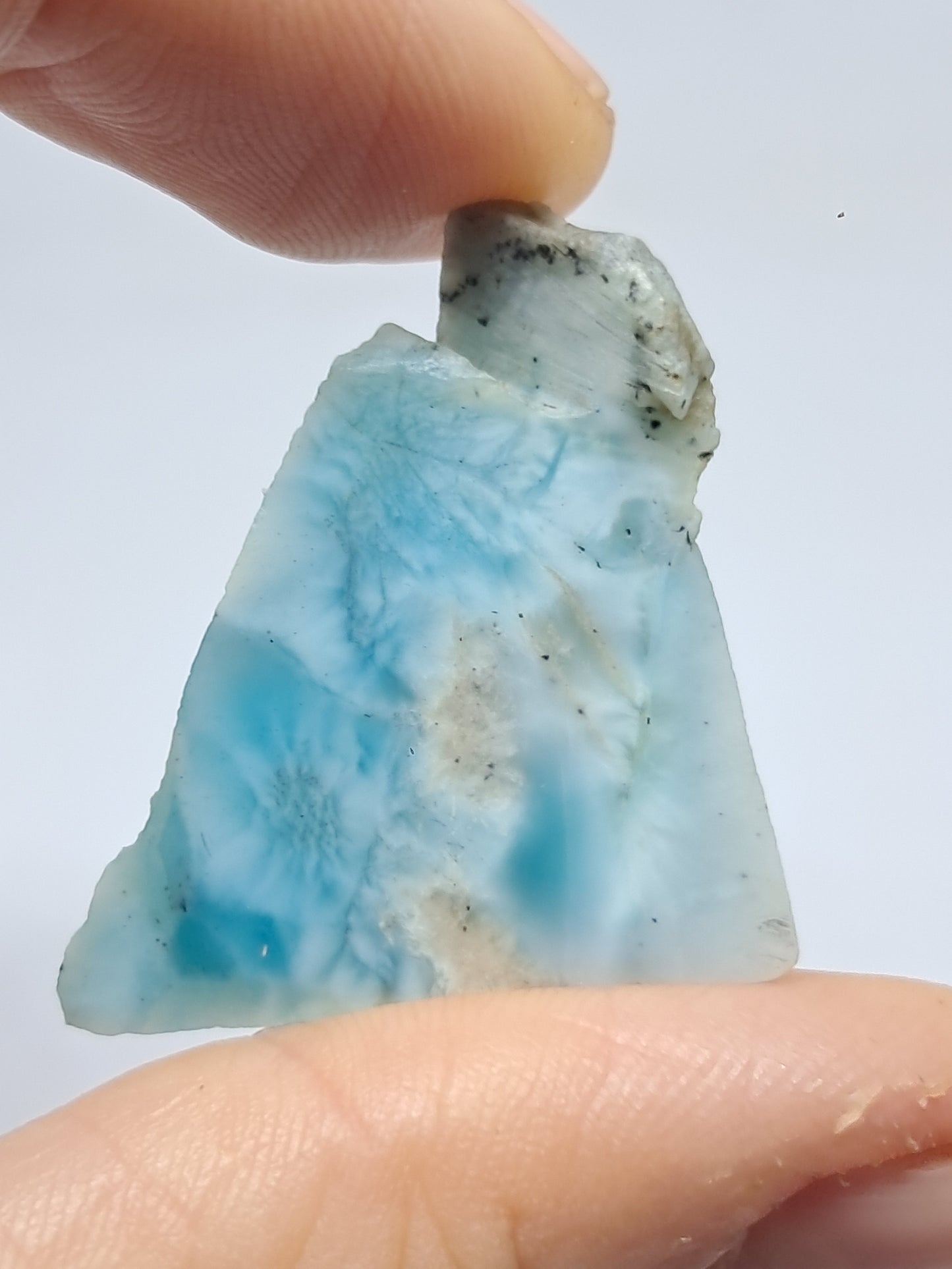 Larimar Raw (Dominican Republic) Rough Stone | Natural Rock #LM16