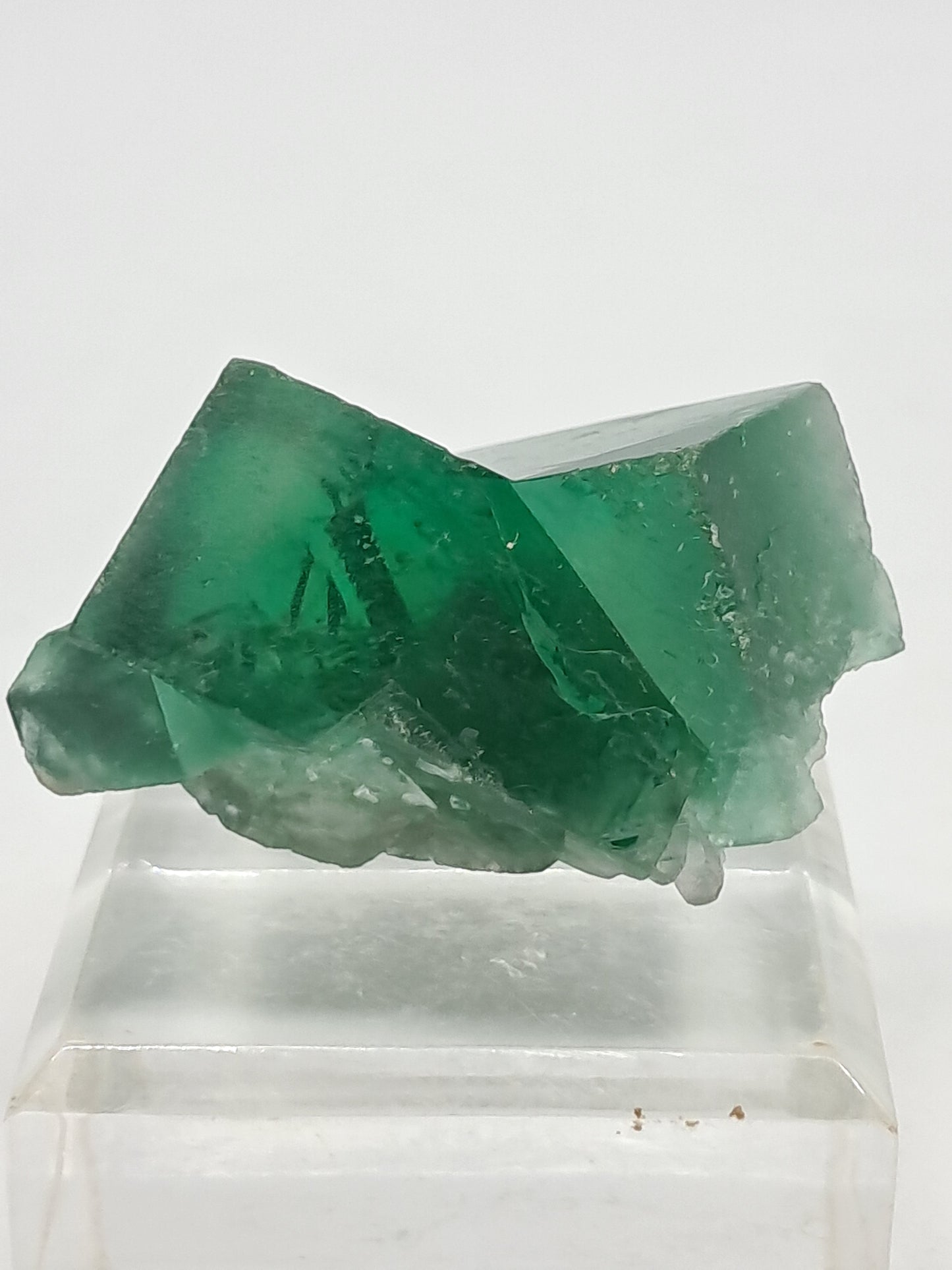 UV Reactive Fluorite (Durham, UK) Bicolor Natural Crystal | Mineral Specimen #FL1