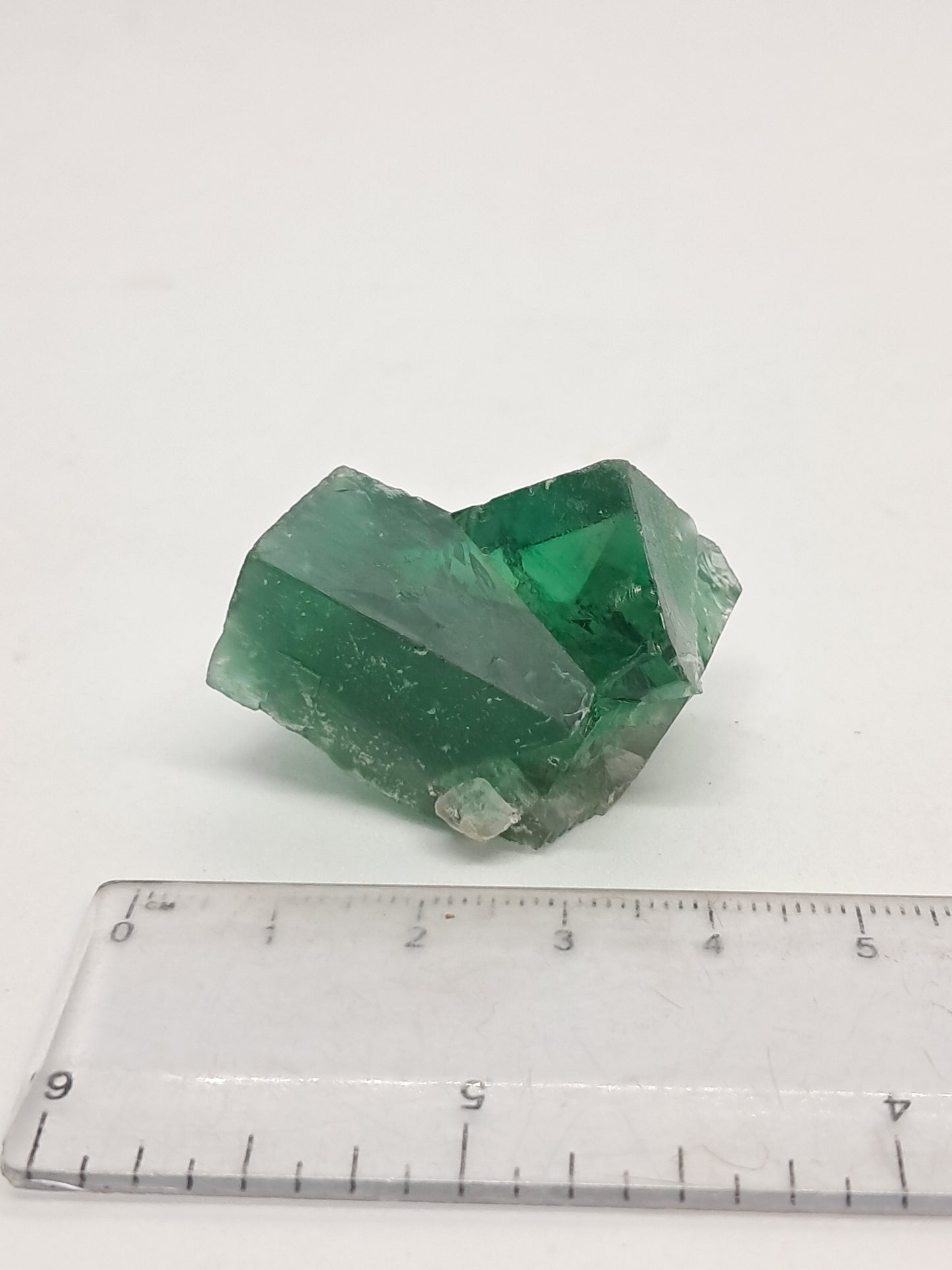 UV Reactive Fluorite (Durham, UK) Bicolor Natural Crystal | Mineral Specimen #FL1