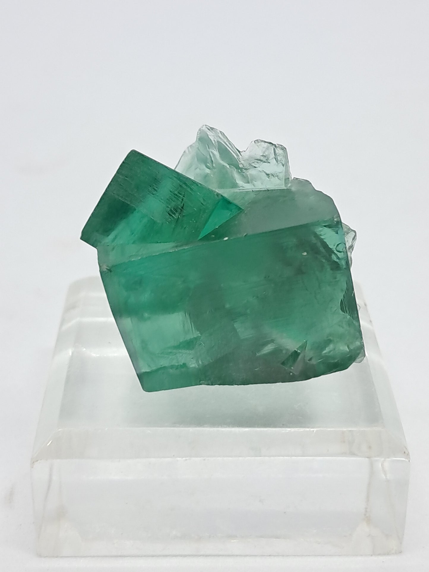 UV Reactive Fluorite (Durham, UK) Bicolor Natural Crystal | Mineral Specimen #FL2