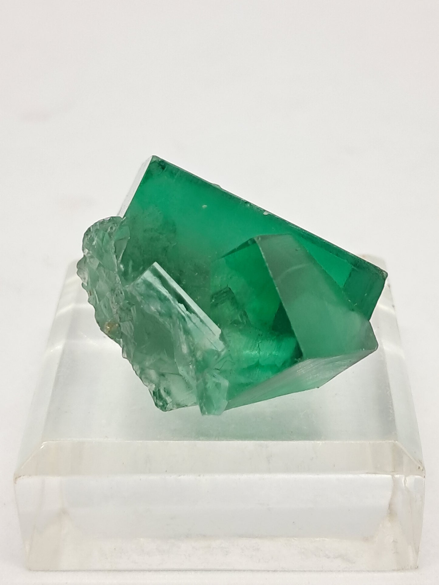UV Reactive Fluorite (Durham, UK) Bicolor Natural Crystal | Mineral Specimen #FL2