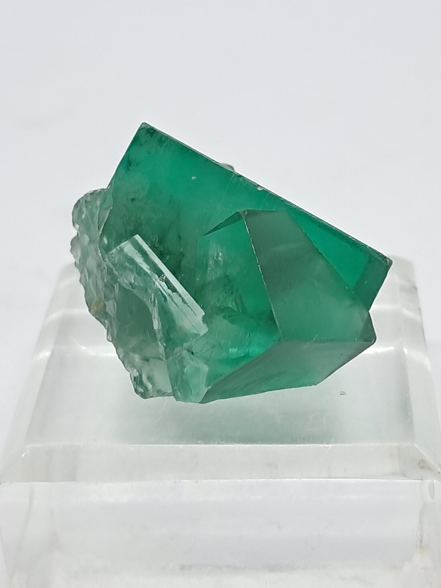 UV Reactive Fluorite (Durham, UK) Bicolor Natural Crystal | Mineral Specimen #FL2