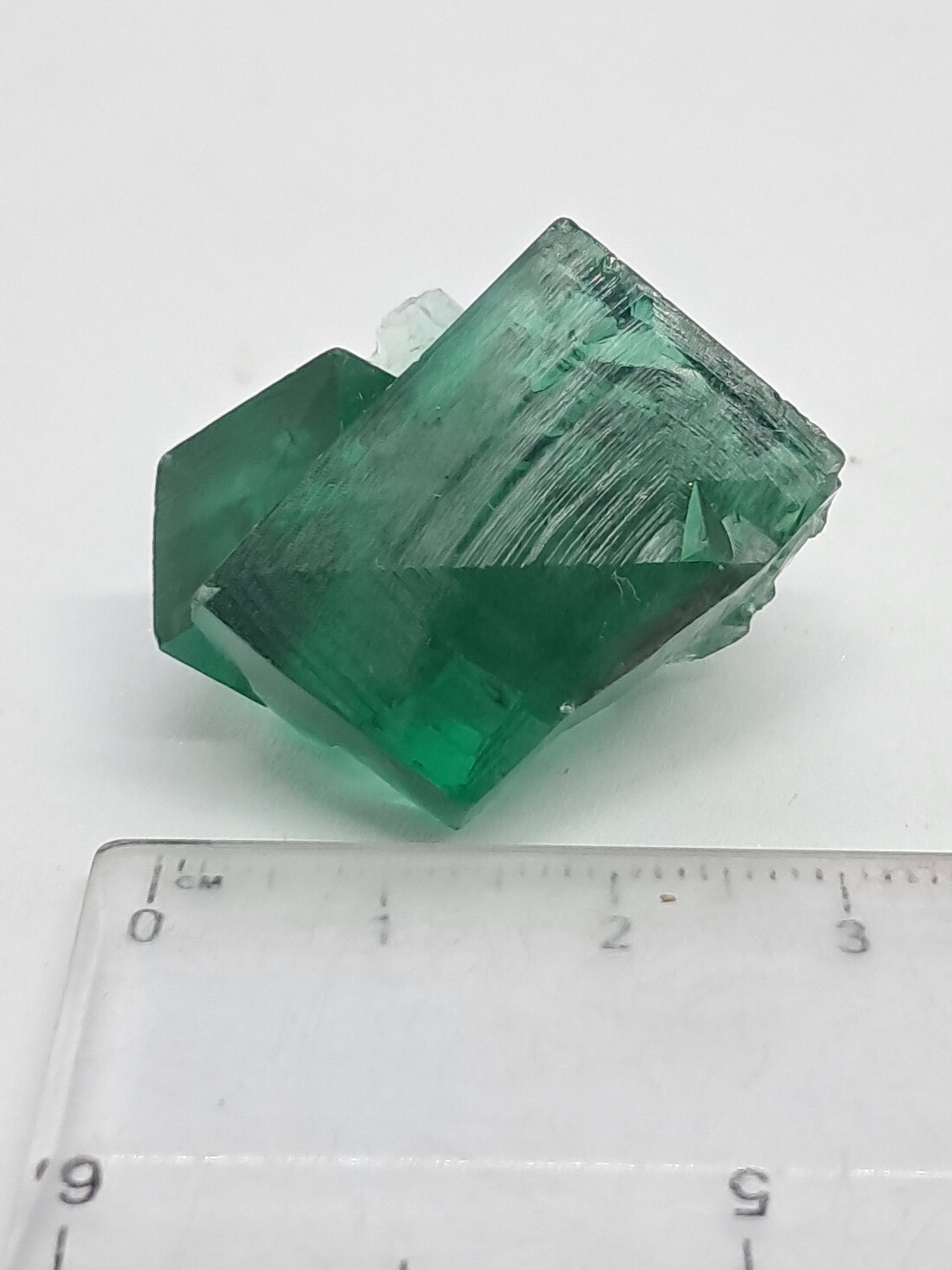 UV Reactive Fluorite (Durham, UK) Bicolor Natural Crystal | Mineral Specimen #FL2
