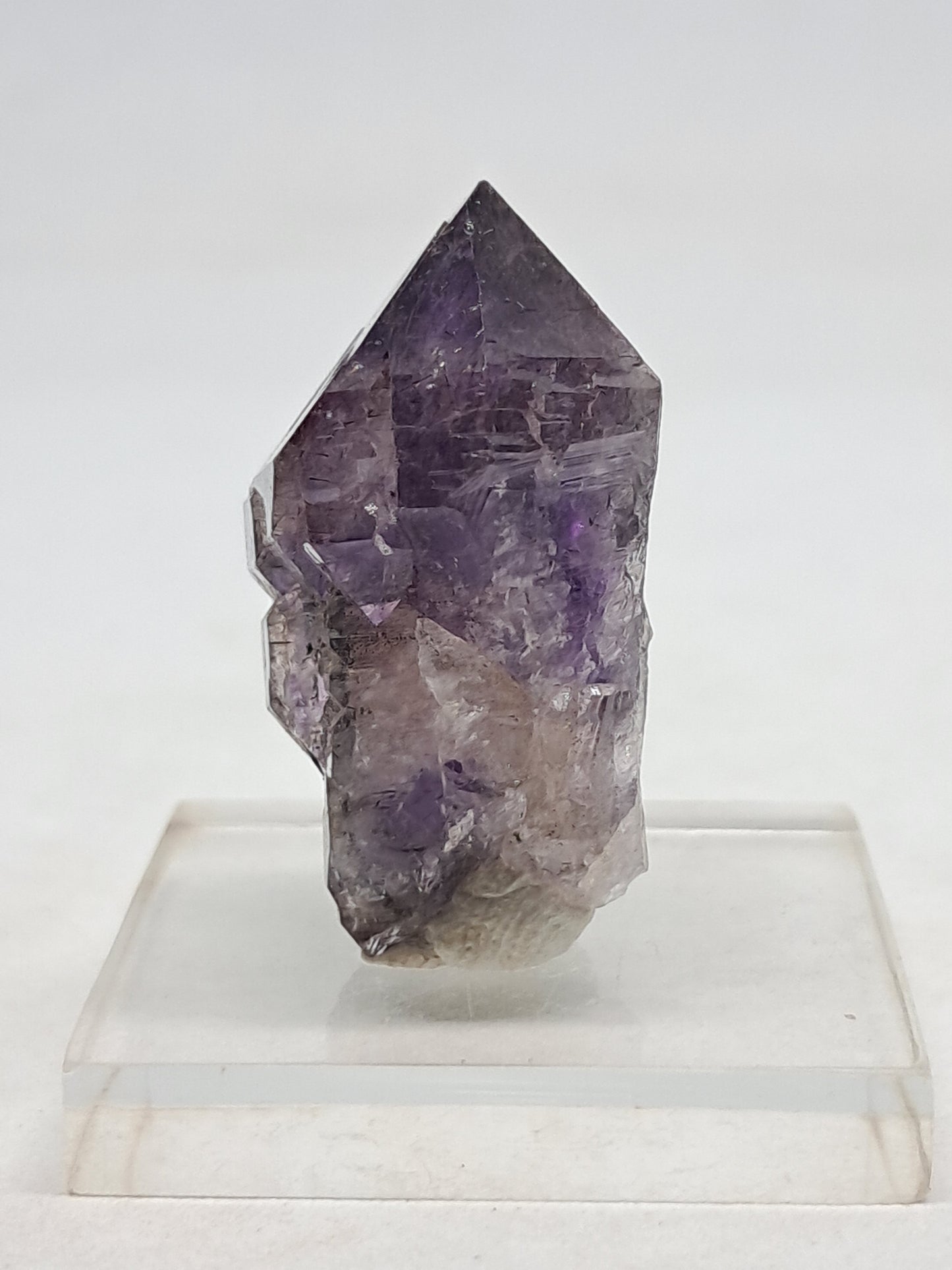 Cetro de Amatista (Karur) Cristal de Cuarzo | Punta natural | Ejemplar mineral n.° KA60