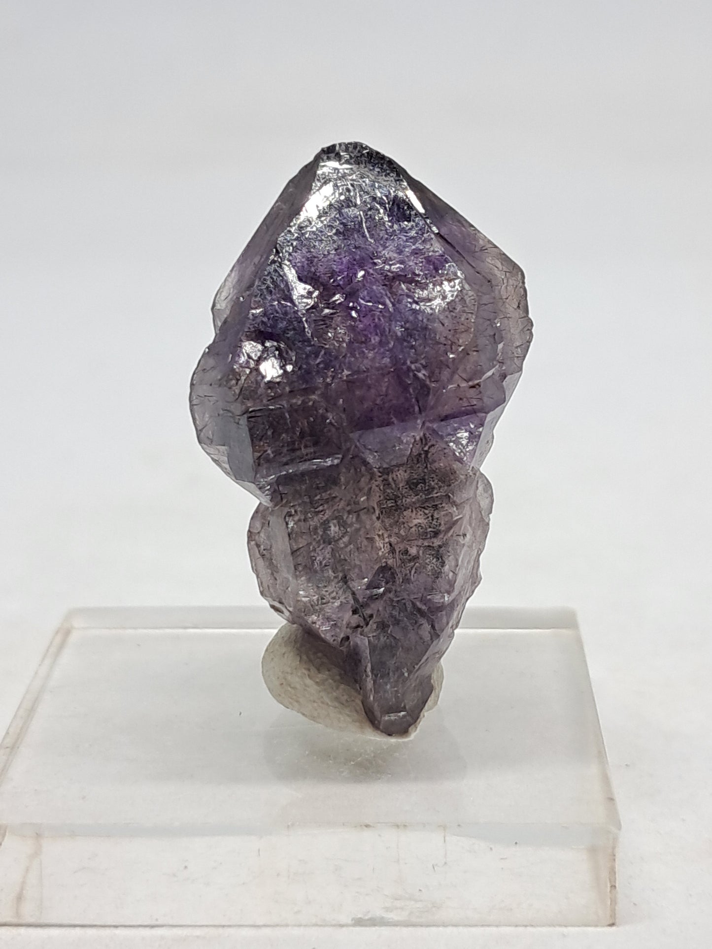 Cetro de Amatista (Karur) Cristal de Cuarzo | Punta natural | Ejemplar mineral n.° KA60