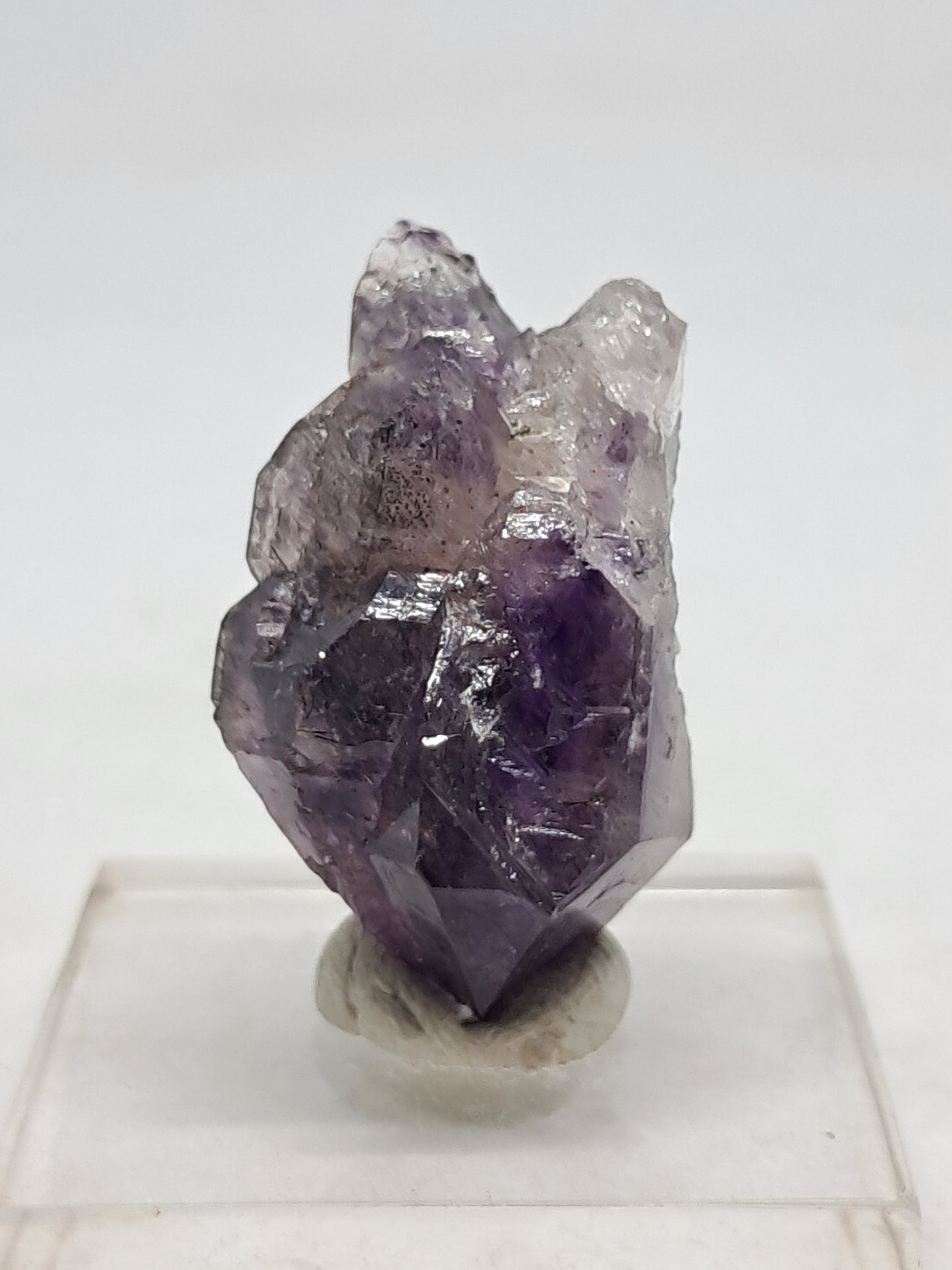 Cetro de Amatista (Karur) Cristal de Cuarzo | Punta natural | Ejemplar mineral n.° KA60