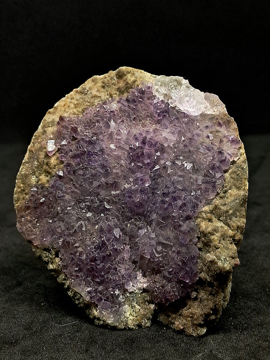 Karur Amethyst Flower on Matrix (Karur) Crystal Cluster | Natural Stone | Mineral Specimen #KA104