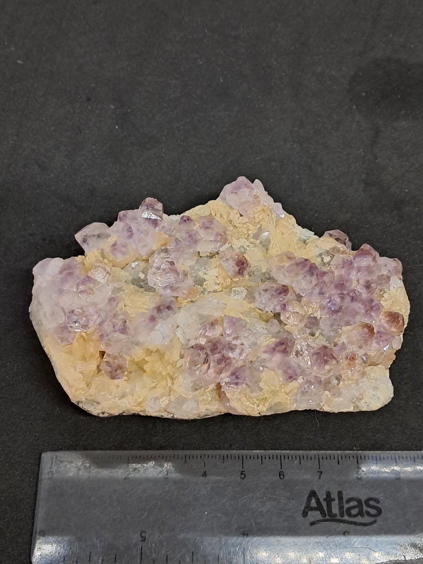 Biterminated Amethyst Scepters on Matrix (Karur) w/ UV Reactive Calcites | Crystal Cluster | Natural Stone | Mineral Specimen #KA102
