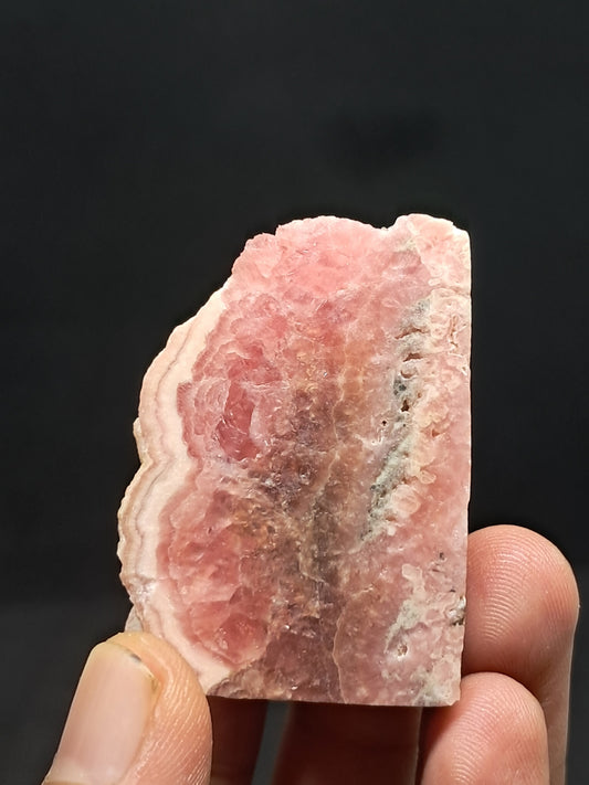 Rhodocrosite Rough Sliced (Argentina) Natural Stone | Rare Mineral #RHD1