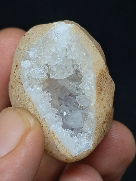 Quartz Geode (Ajanta) | Deep Cavity | Natural Crystal | Big Points #GD22