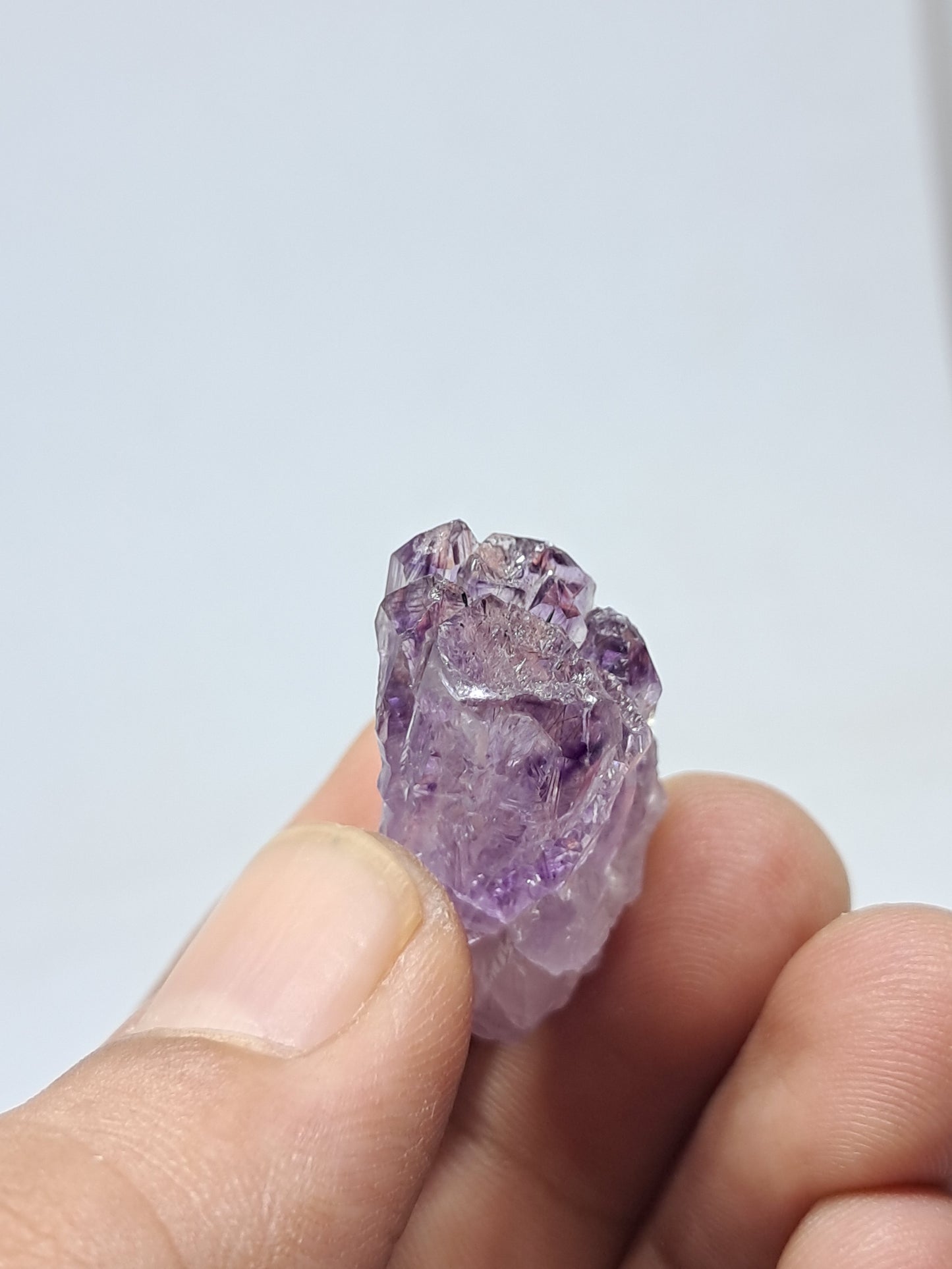 Formación de Amatista en "Panal" (Karur) | Crecimiento interno | Cristal natural | Ejemplar mineral | Super Seven #KA162