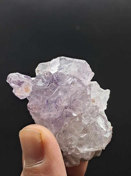 Formación de Amatista en "Panal" (Karur) | Crecimiento interno | Cristal natural | Piedra única | Ejemplar mineral n.° KA156