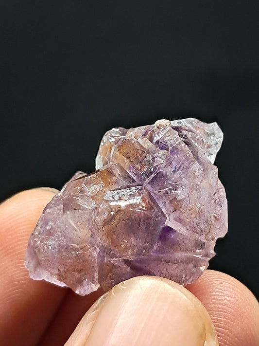 Formación de Amatista en "Panal" (Karur) | Crecimiento interno | Cristal natural | Ejemplar mineral | Super Seven #KA163
