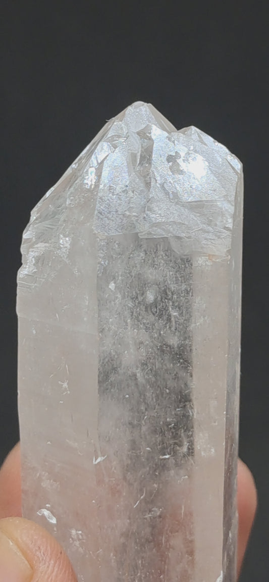 Himalayan Quartz Biterminated Self-healed Point | Natural Crystal | Mineral Specimen #CH69