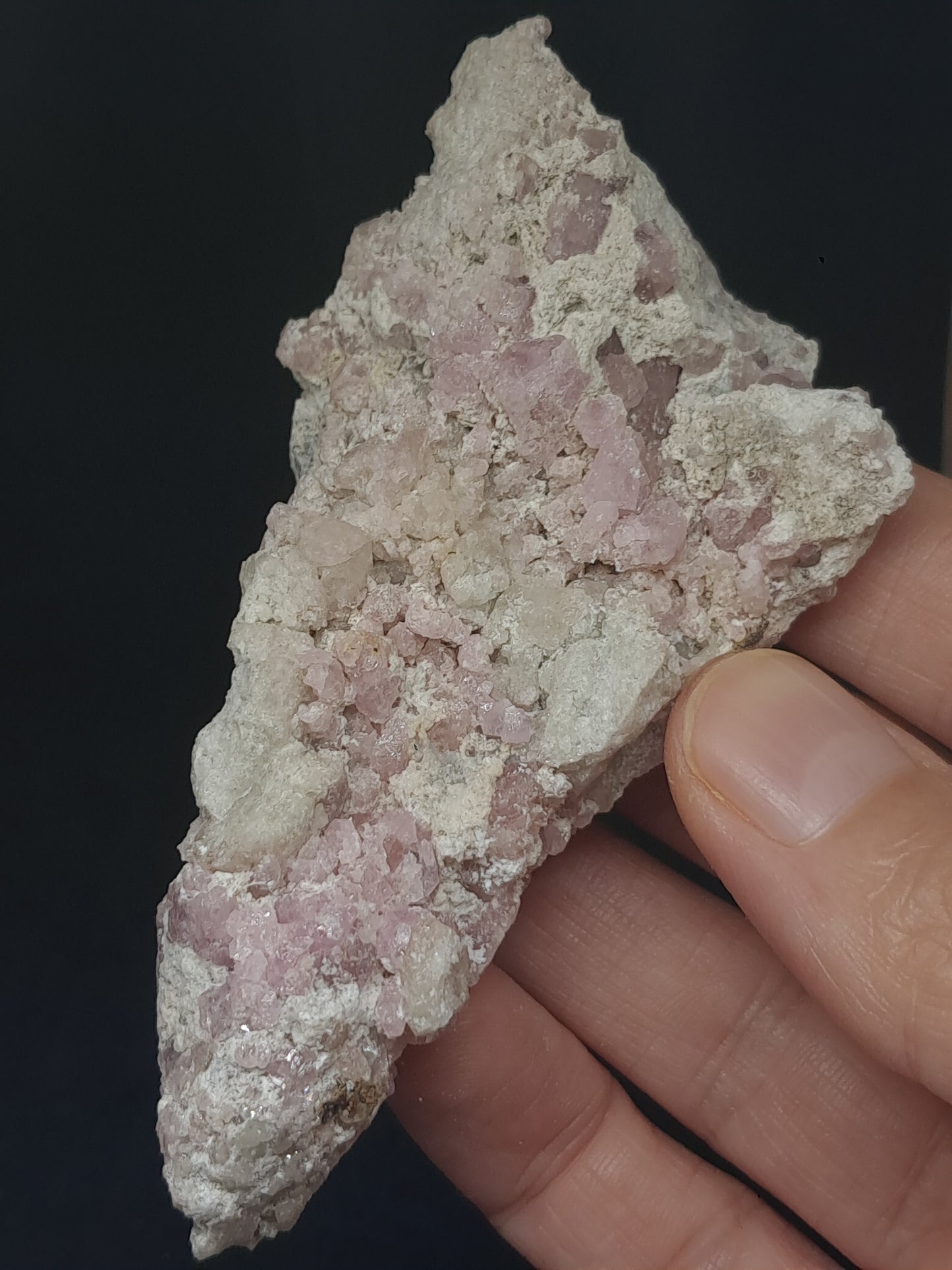 Grossular Garnet on Matrix (Mexico) Pink Garnet Cluster |Rough Crystal Stone | Mineral Specimen #GR20