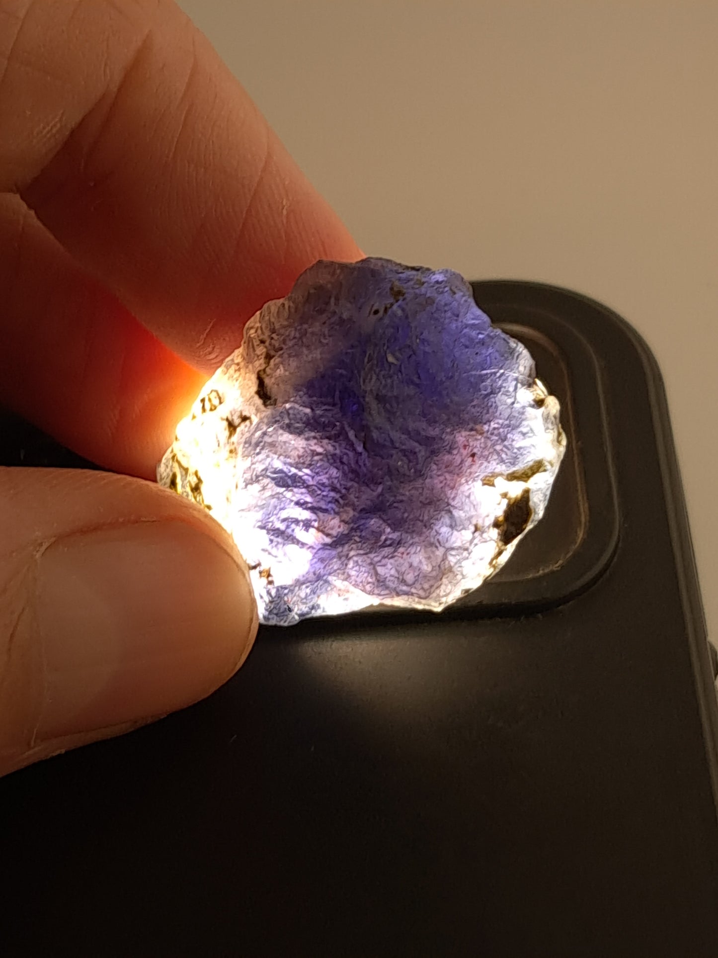 Rough Iolite Crystal w/ Hematite Inclusions (Karur) *Gem Quality* Cordierite | Excelent Pleochroism | Mineral Specimen #IO5