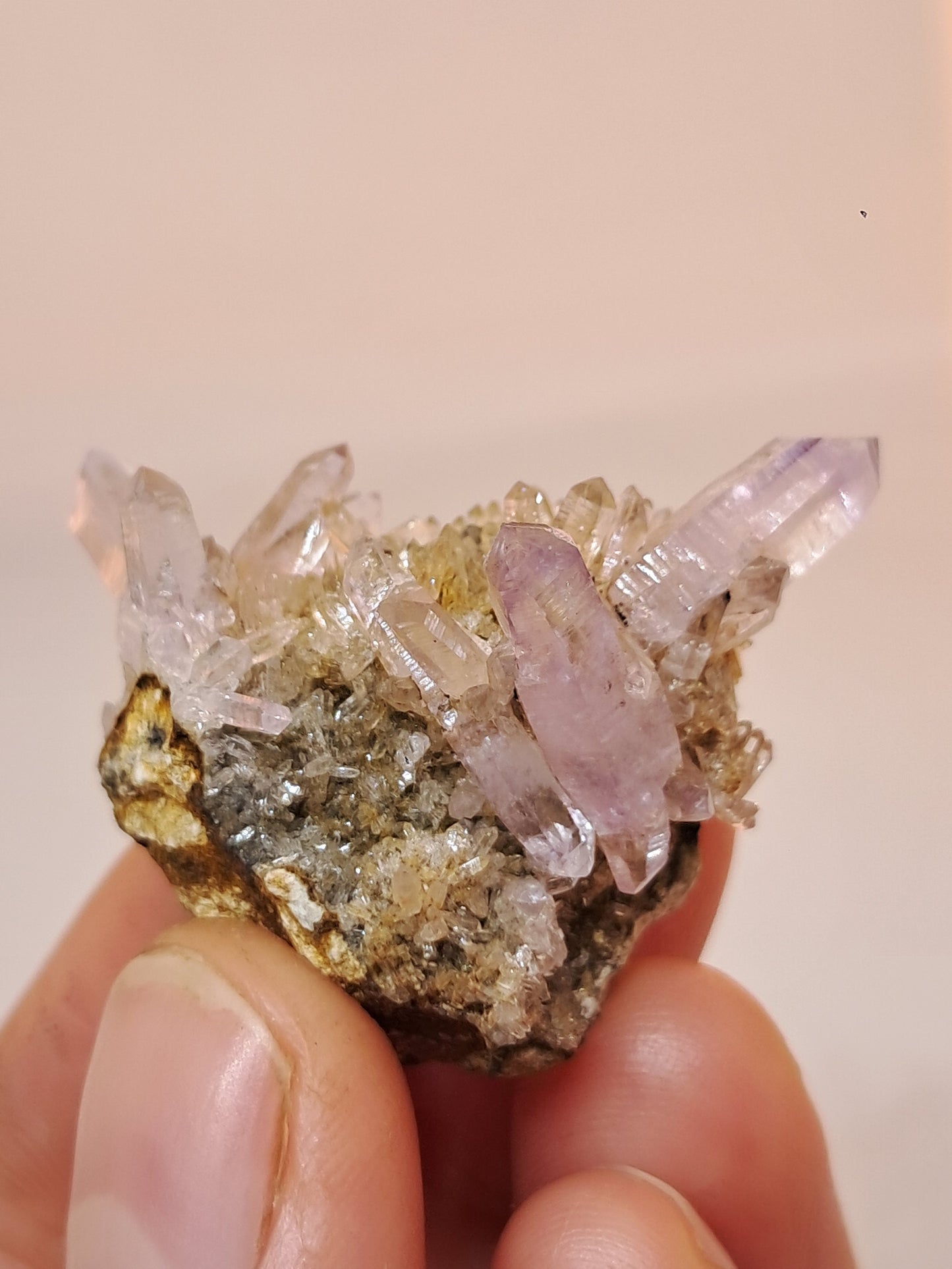 Veracruz Amethyst Crystals on Matrix (Mexico) | Natural Cluster | Mineral Specimen #VA22