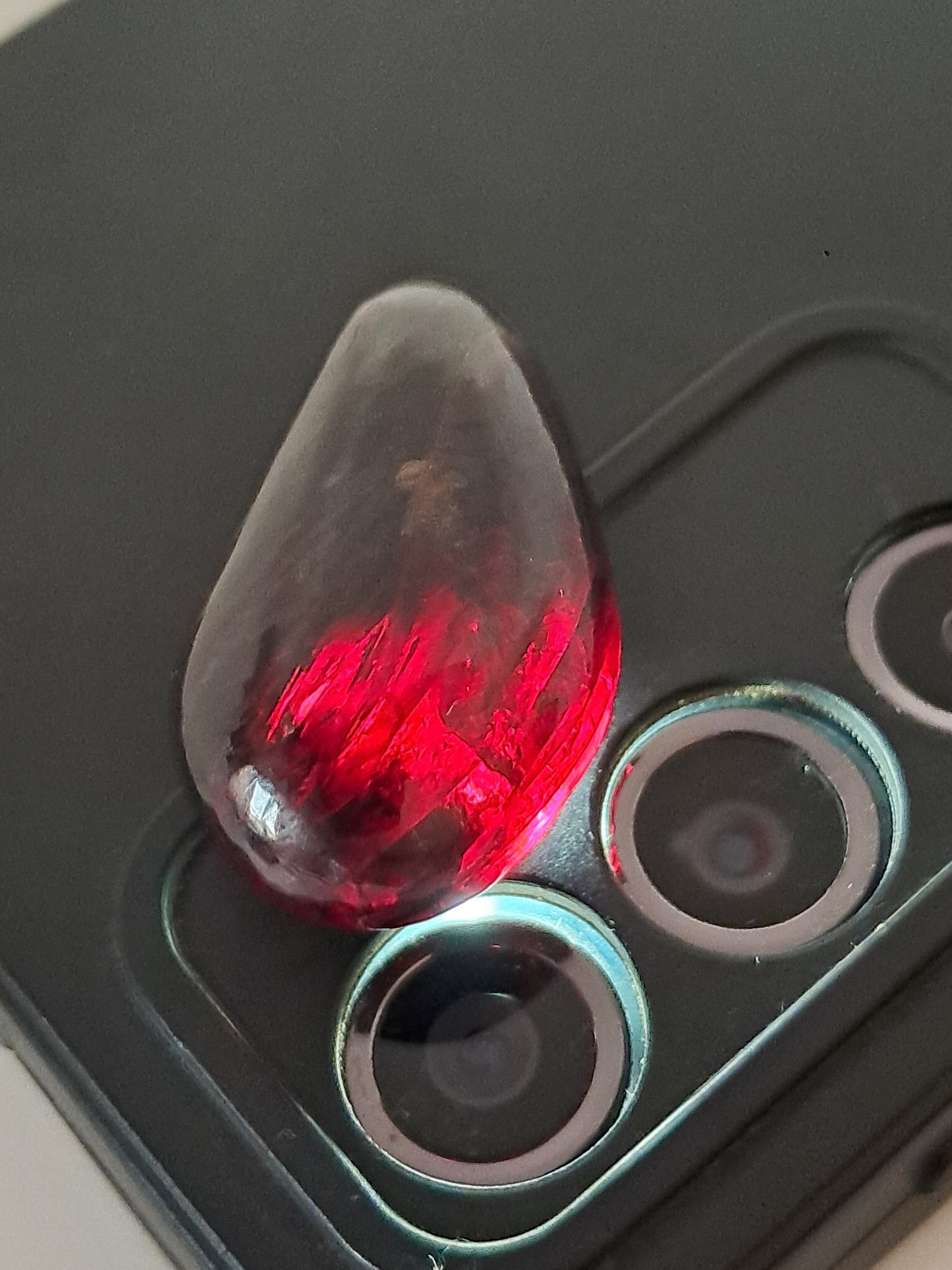 Red Garnet Tumbled Pebbles | Polished Natural Stone #PG1
