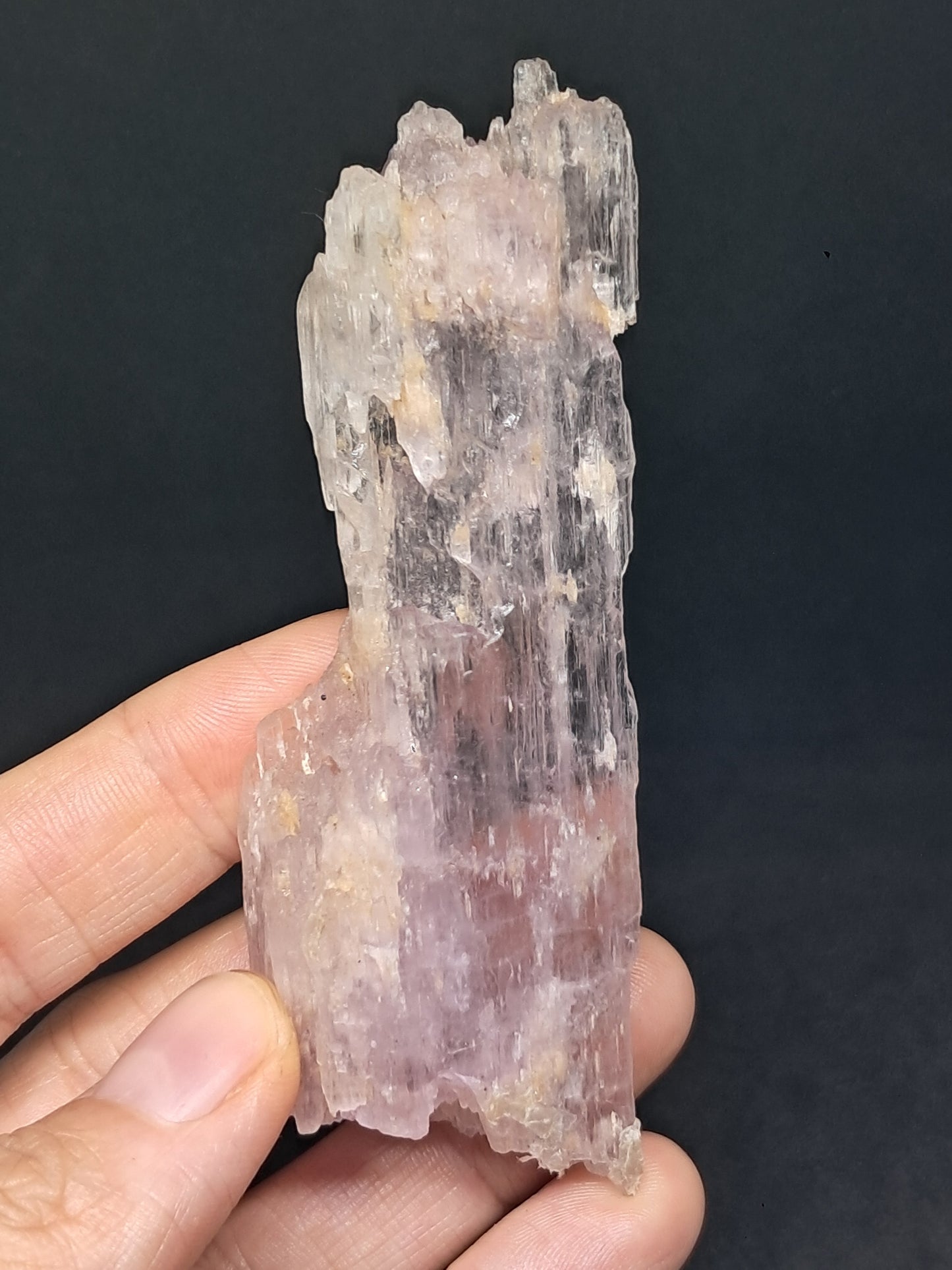 Kunzite Rough Crystal (Madagascar) Natural Raw Stone | Spodumene Mineral Specimen #KZ3