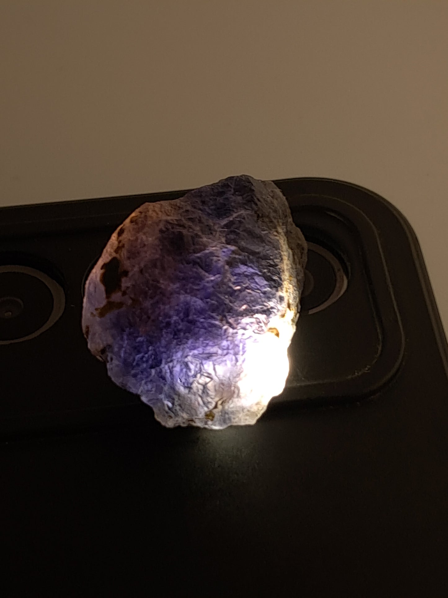 Rough Iolite Crystal w/ Hematite Inclusions (Karur) *Gem Quality* Cordierite | Excelent Pleochroism | Mineral Specimen #IO5