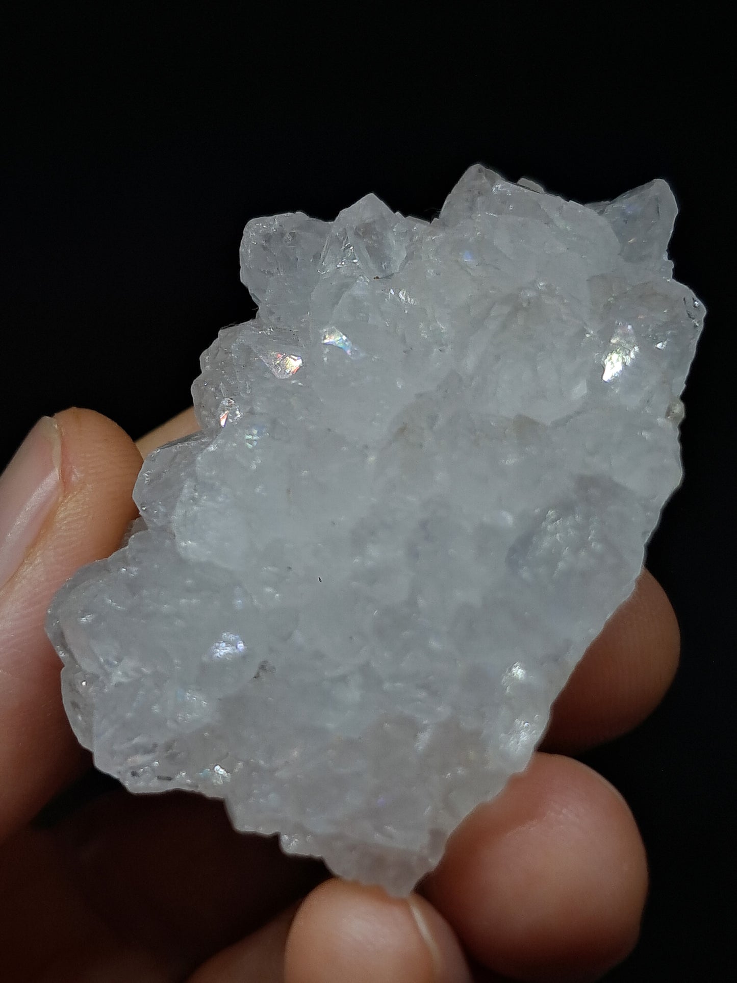 Iris Quartz (Aurangabad)| Anandalite | Cluster | Natural Crystal #AQ34