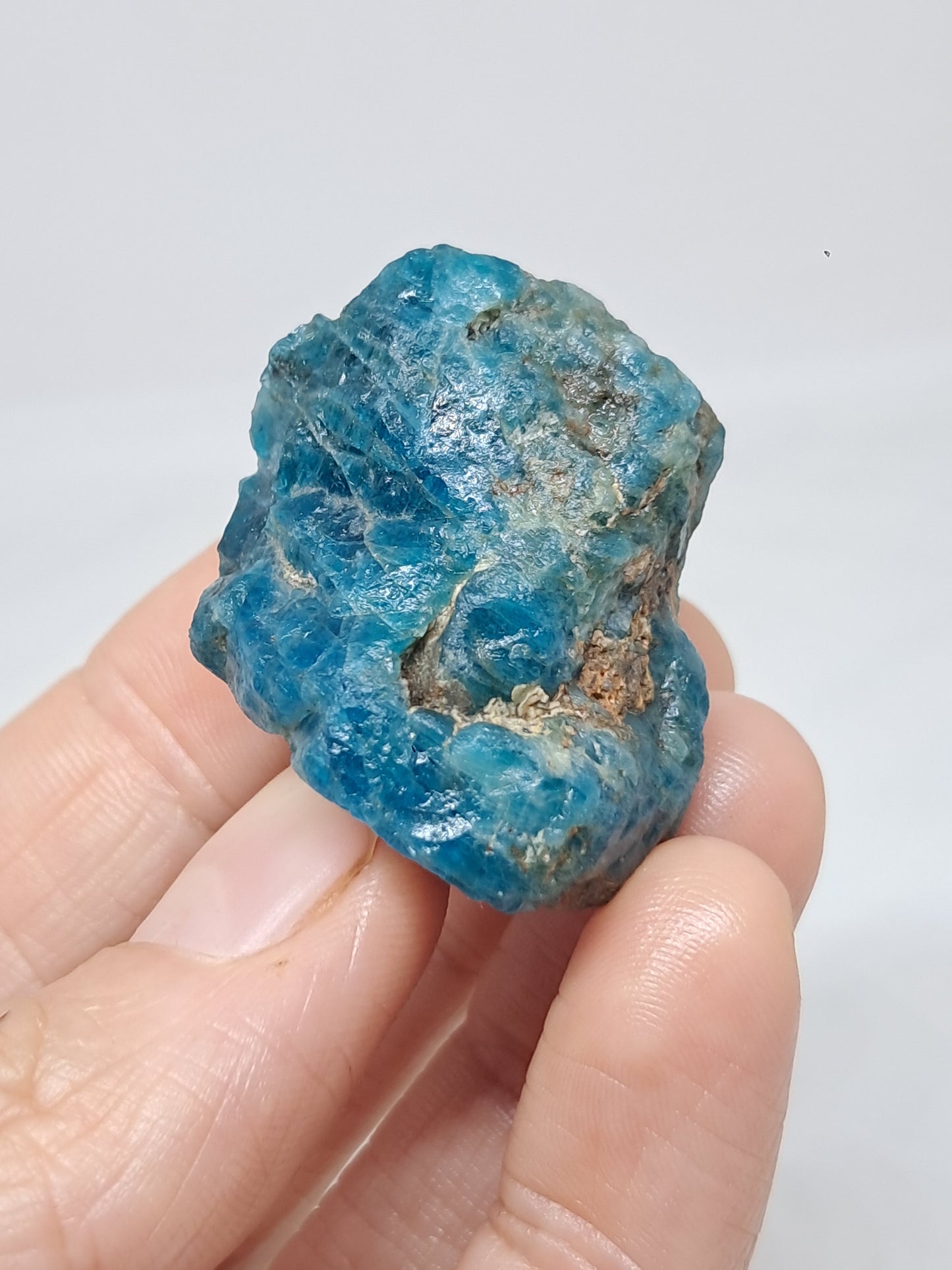 Blue Apatite (Madagascar) Natural Stone #AP2