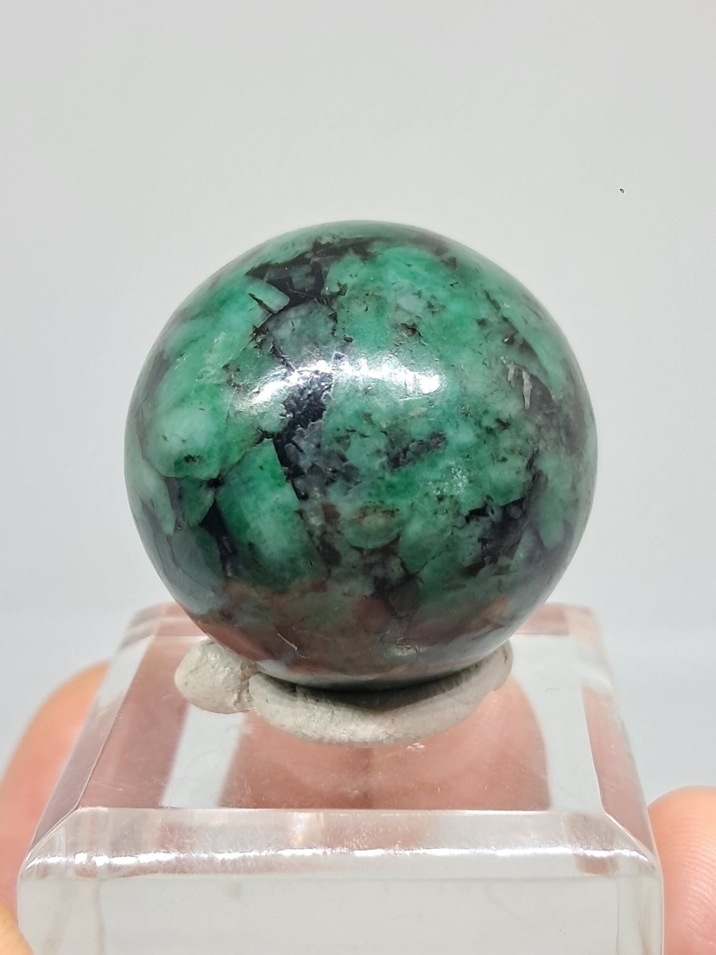 Emerald Sphere | Polished Stone | Natural Crystal #EM6