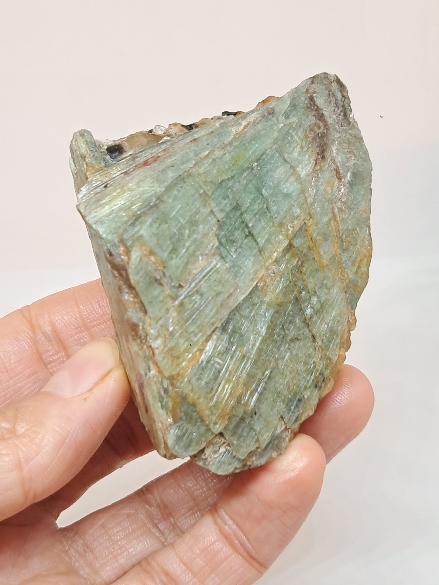 Green Kyanite (Tamil Nadu) Natural Stone #KY4