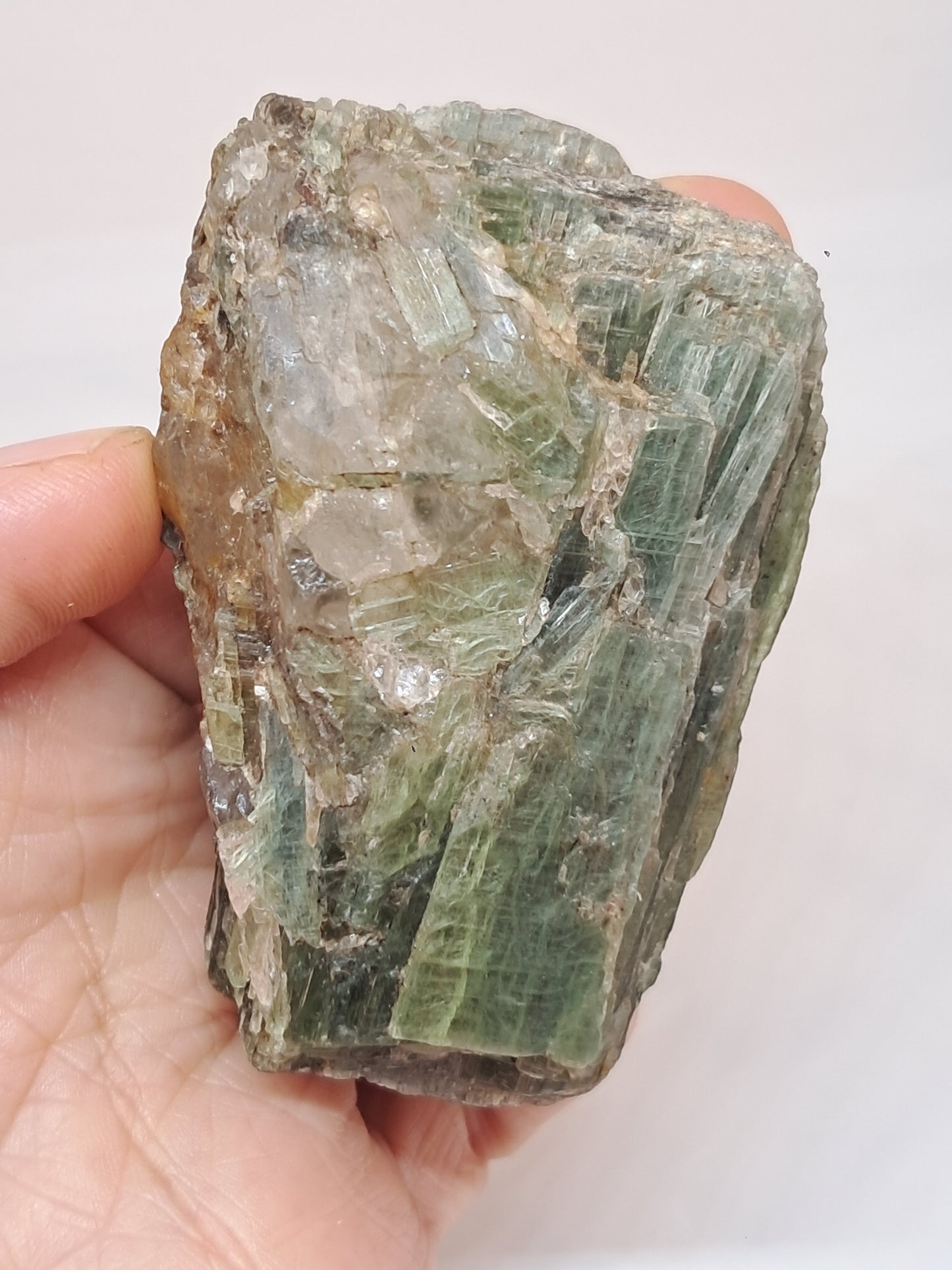 Green Kyanite (Tamil Nadu) Natural Stone #KY5