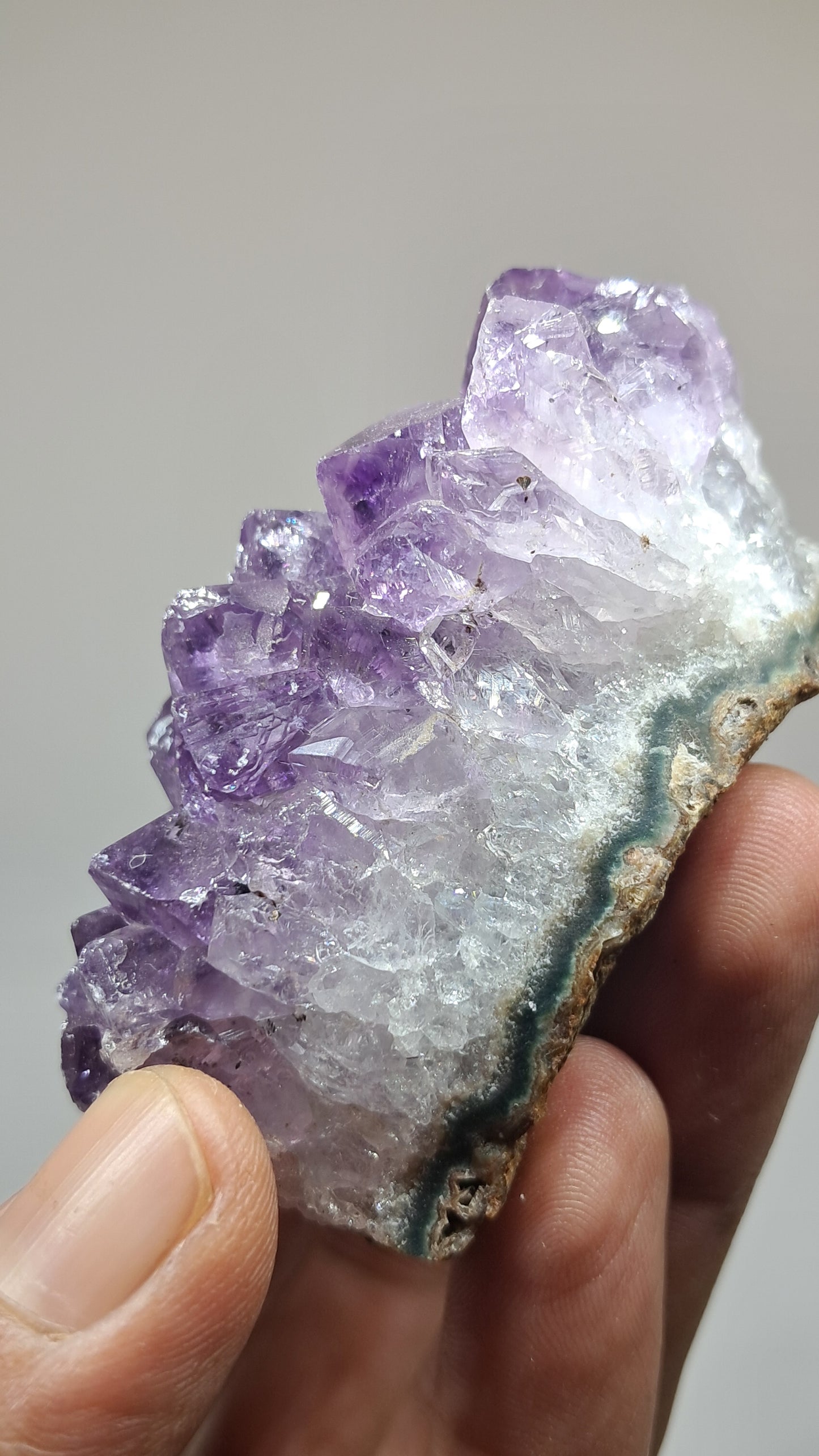 Amatista Morada Intensa (Brasil) | Drusa Natural | Mineral de Colección #AMB9